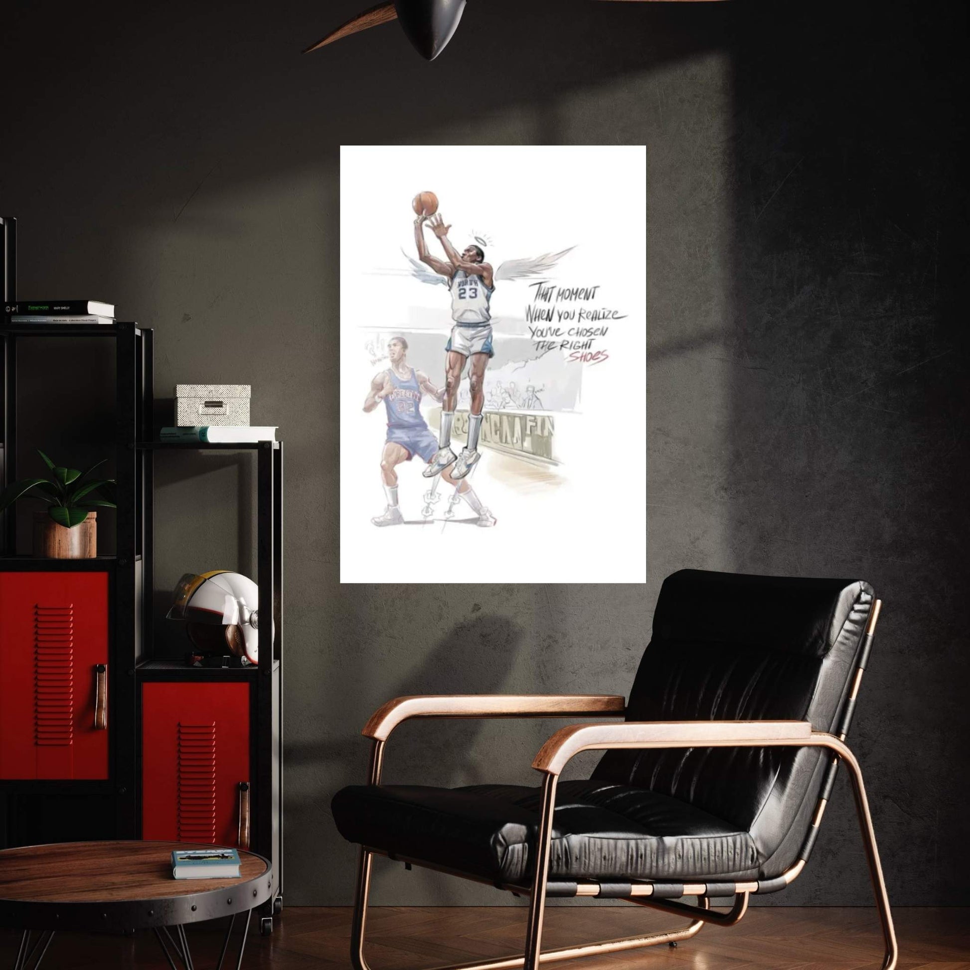 Flying Man Canvas Wall Art - Y Canvas