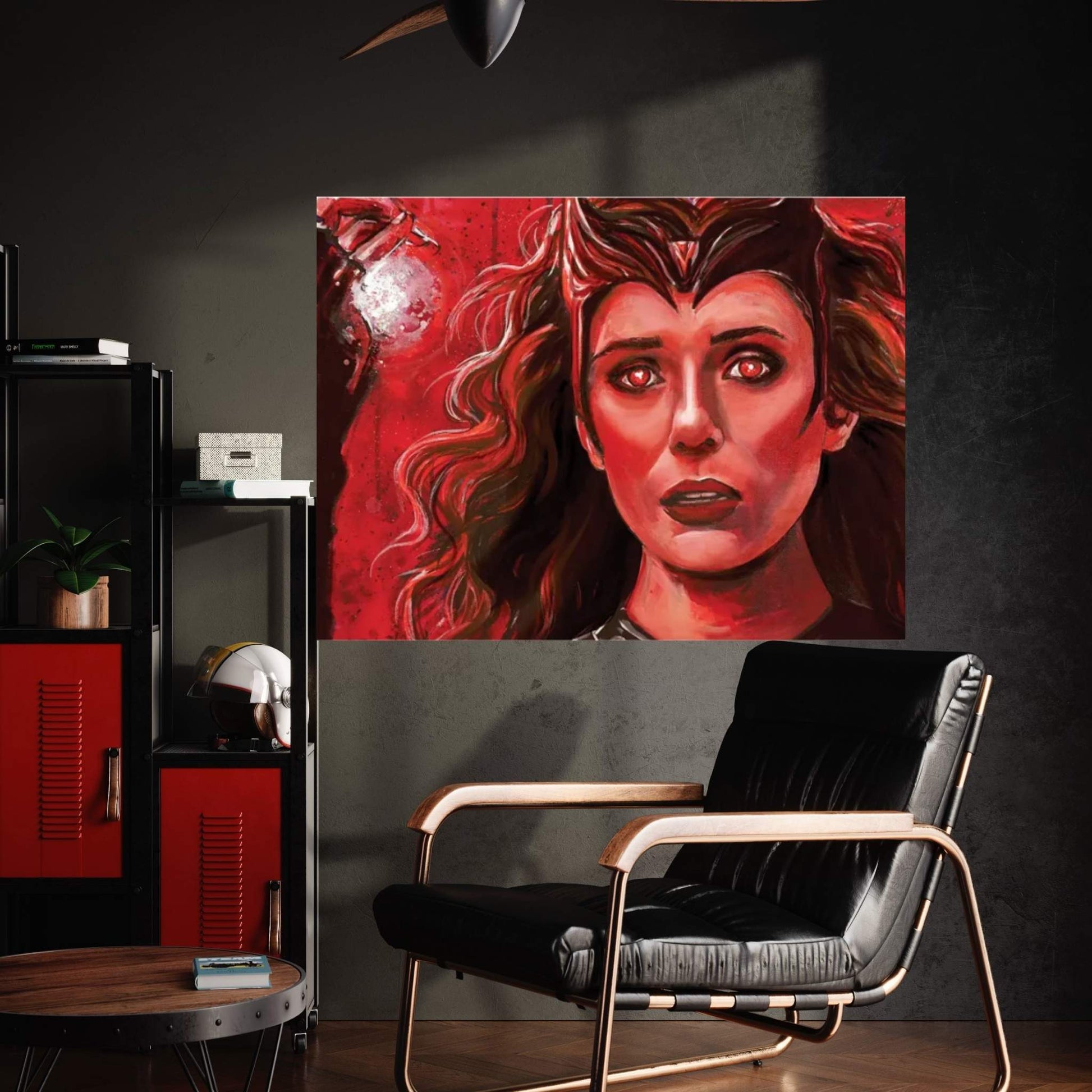 Scarlet Witch Canvas Wall Art - Y Canvas