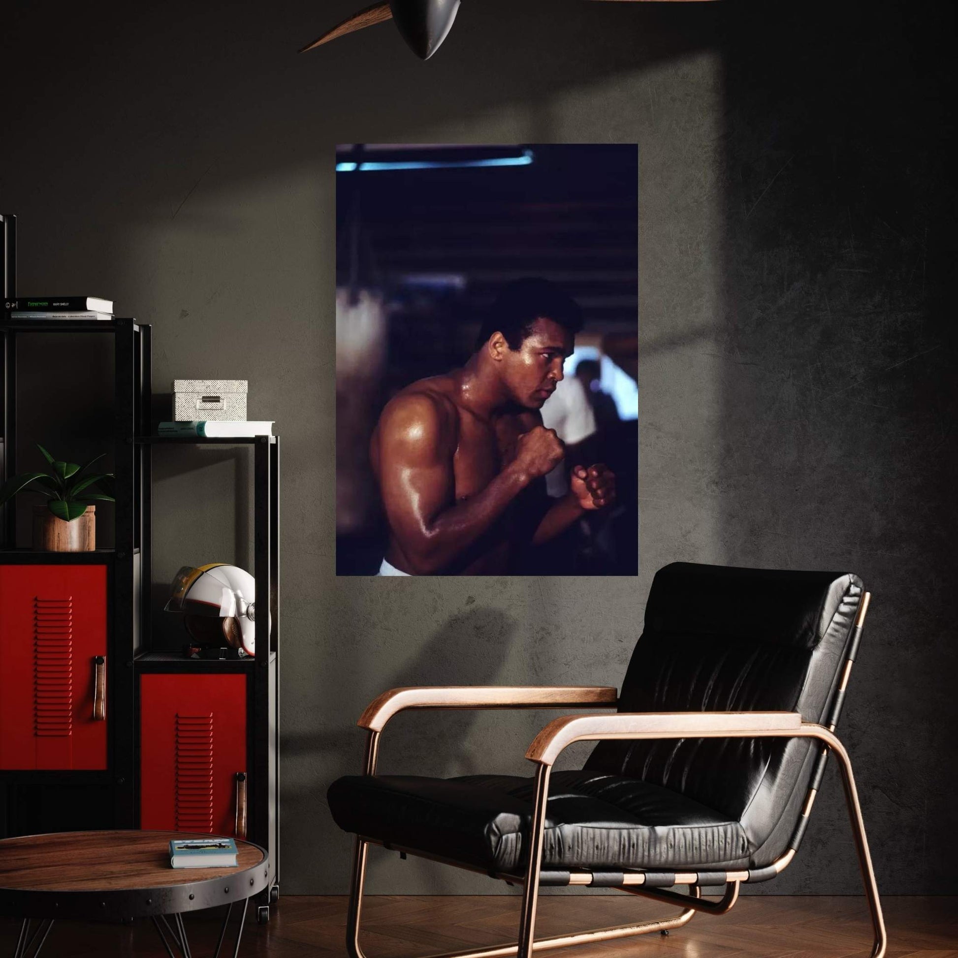 Shadow Boxing Session Canvas Wall Art - Y Canvas