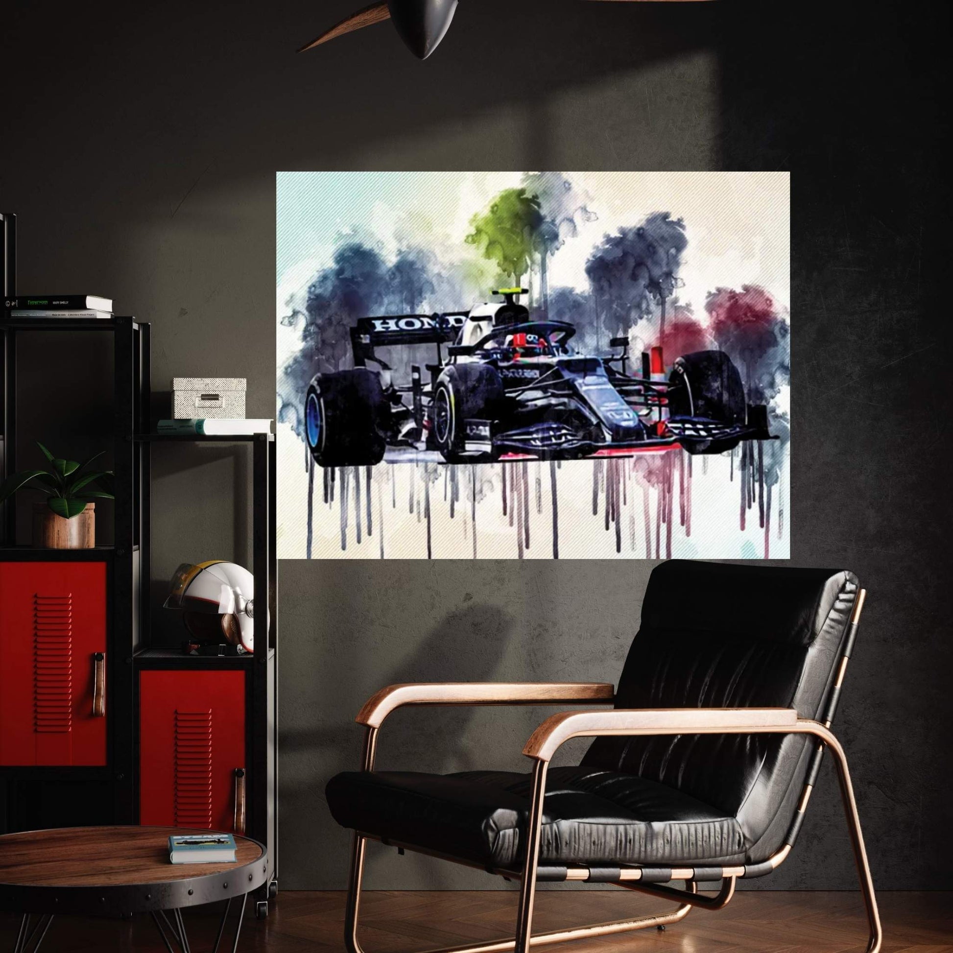 Pierre Gasly Alphatauri At02 2021 F1 Cars Formula 1 Sportscars Canvas Wall Art - Y Canvas
