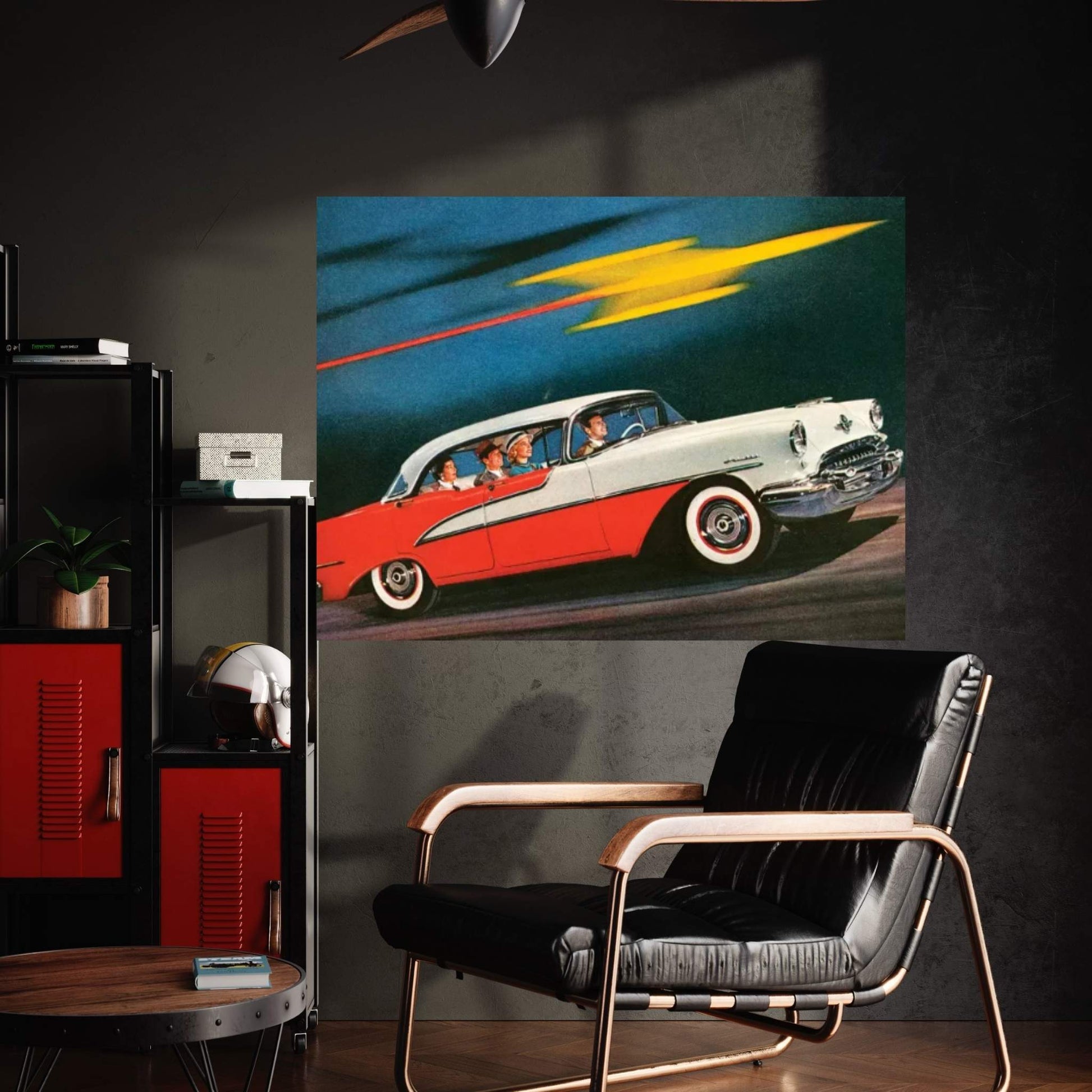 1955 Oldsmobile Magazine Advert Detail Canvas Wall Art - Y Canvas