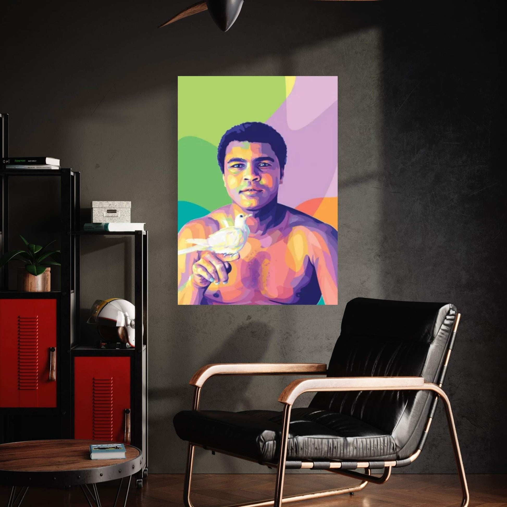 Muhammad Ali and The Dove Canvas Wall Art - Y Canvas
