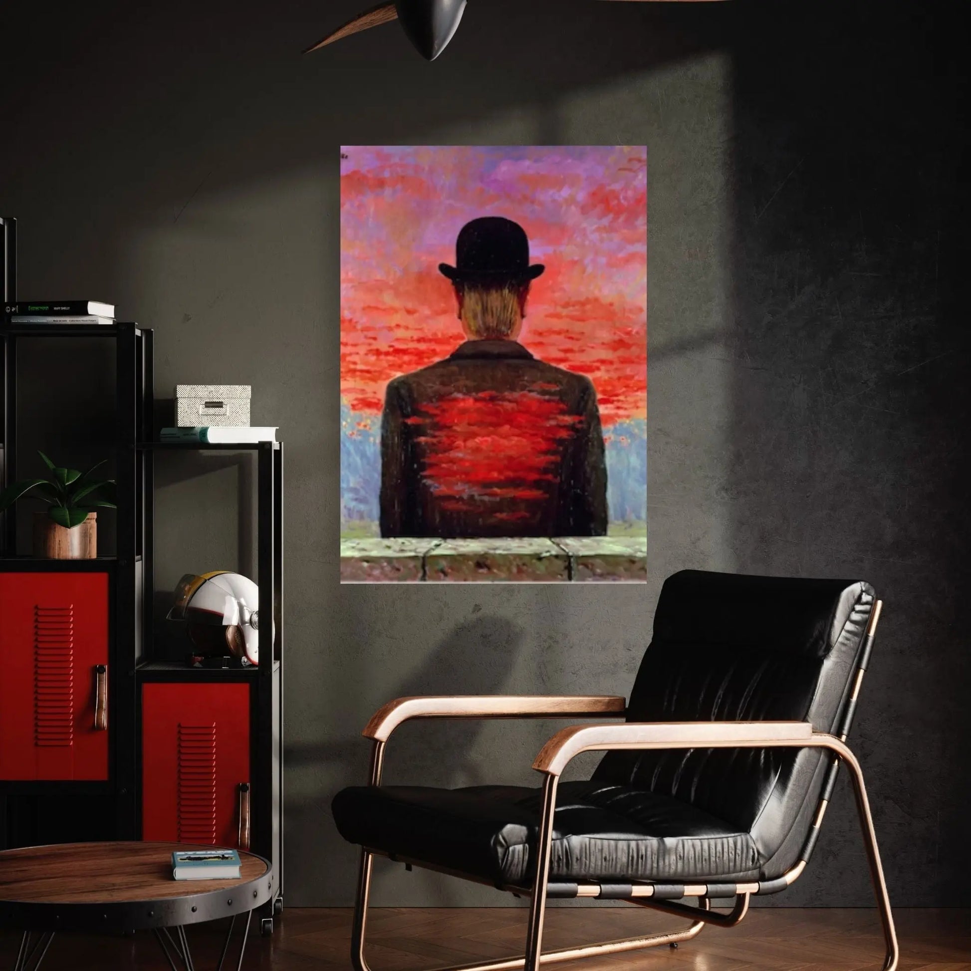 Rene Magritte Surrealistic Art Print Modern Canvas Wall Art - Y Canvas