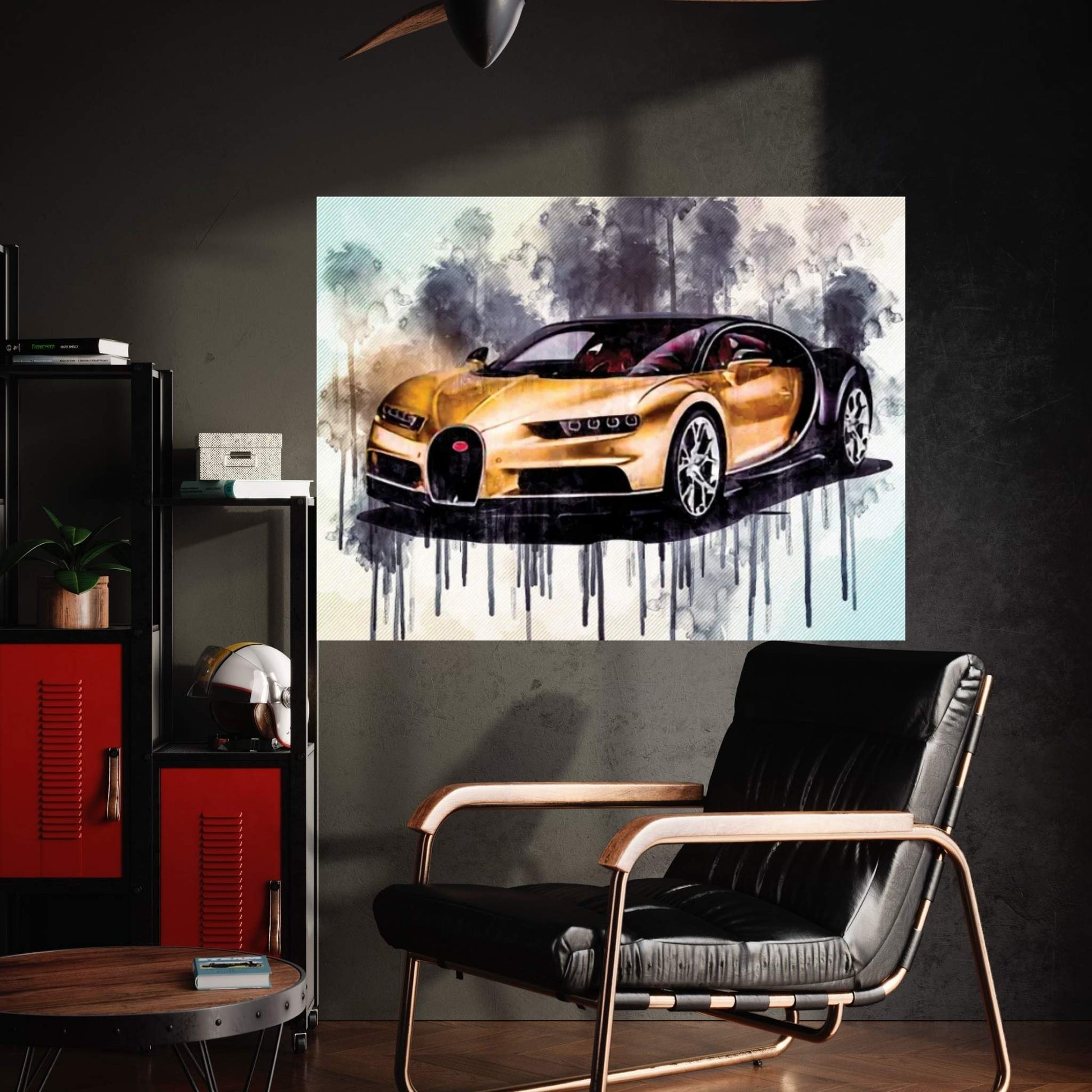 Bugatti Chiron Front View Exterior Hypercar Canvas Wall Art - Y Canvas