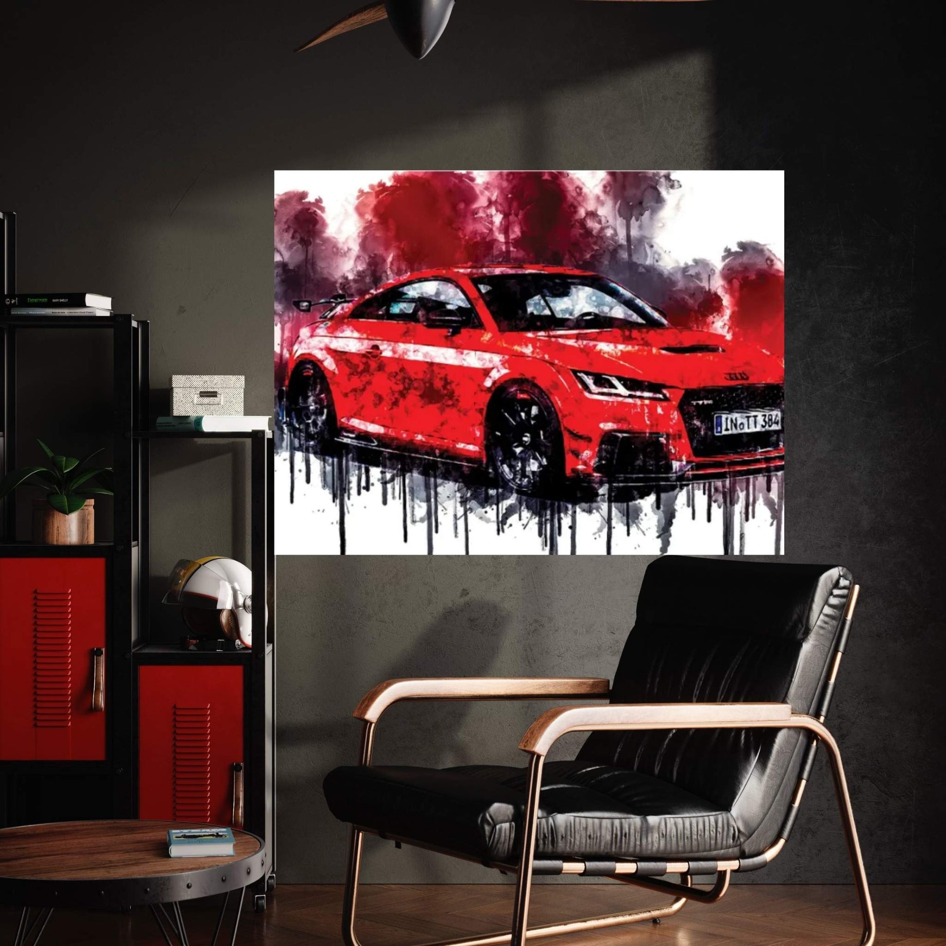 Audi TT RS Coupe 2018 Canvas Wall Art - Y Canvas