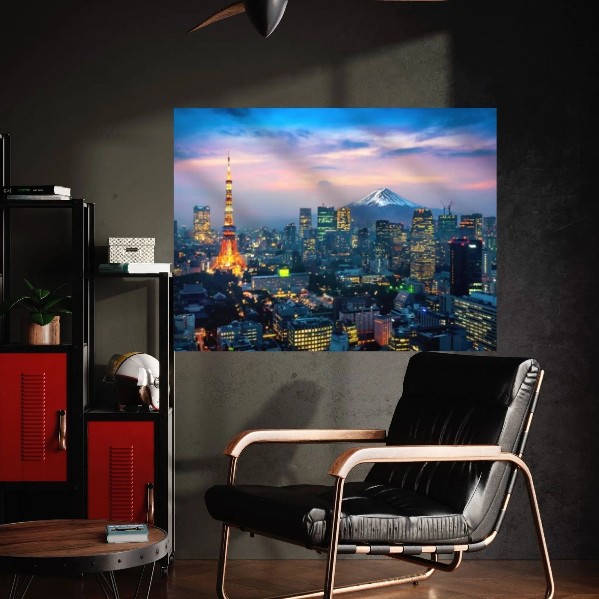 Night Tokyo Canvas Wall Art Print Poster Tokyo Poster Tokyo Photo Japan Cityscape Tokyo Skyline Canvas Art Tokyo Painting - Y Canvas