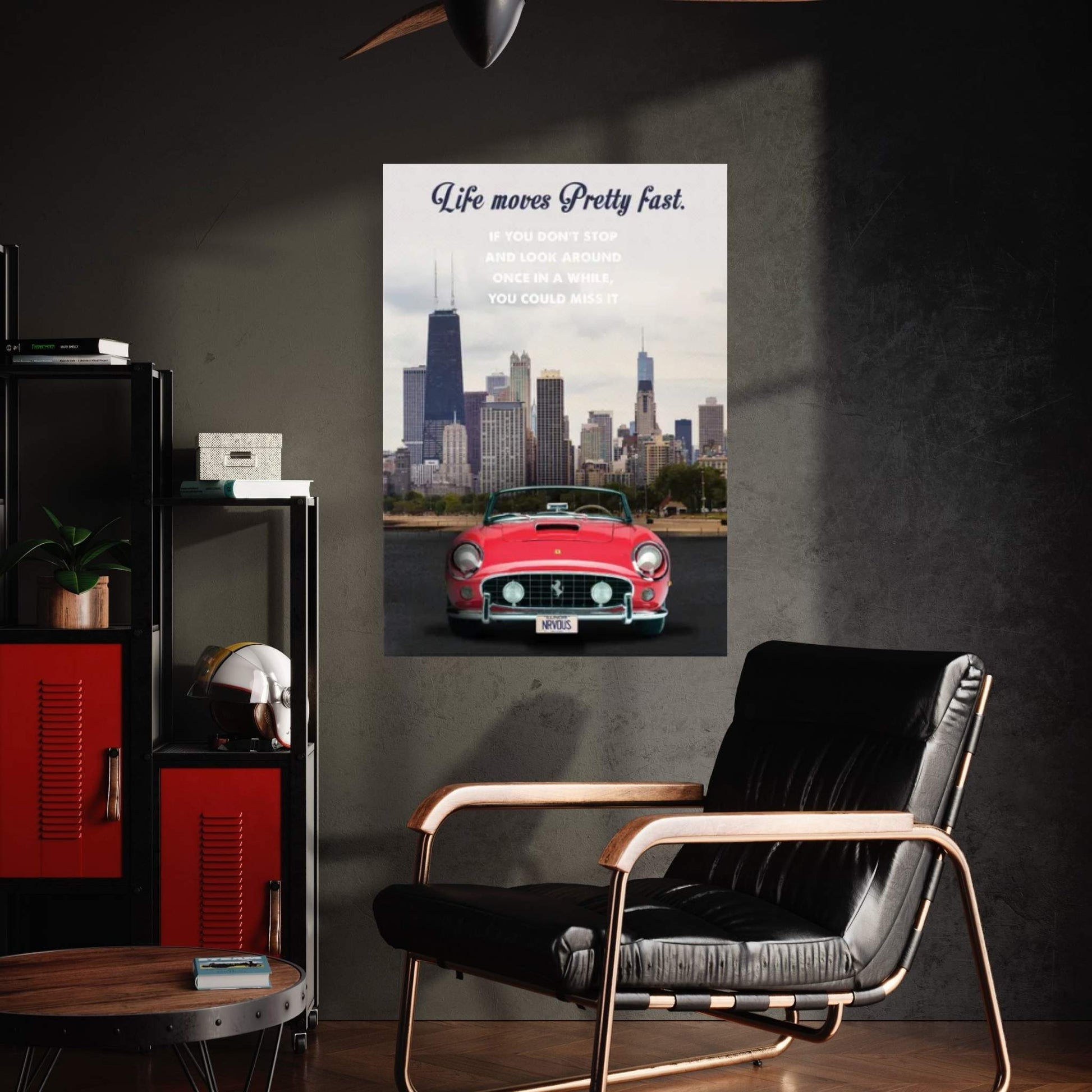 Ferris Bueller's Day Off Travel Movie Art Canvas Wall Art - Y Canvas