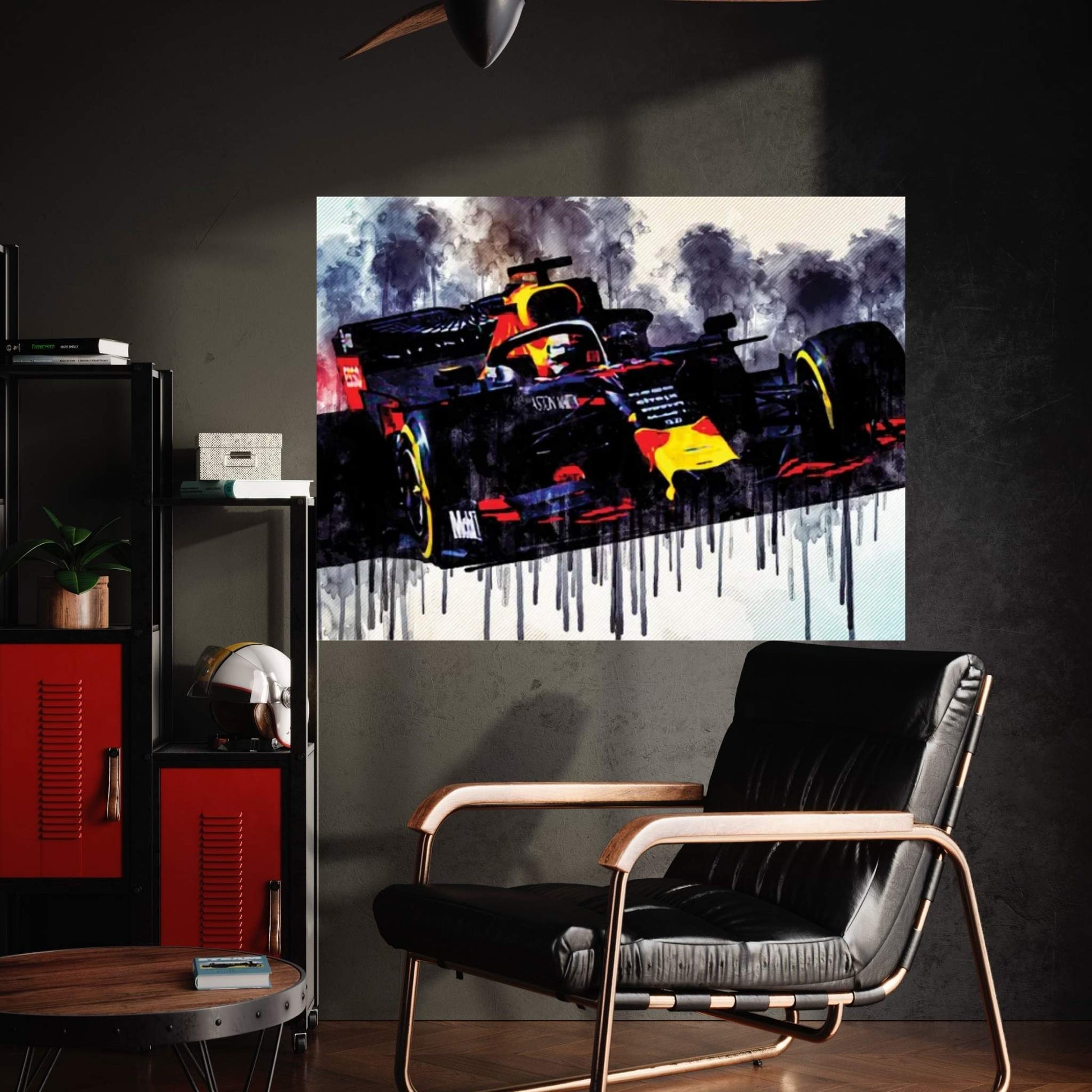 Max Verstappen 2019 Red Bull Rb15 Raceway Formula 1 F1 2019 New Rb15 Cars Red Bull Racing Canvas Wall Art - Y Canvas