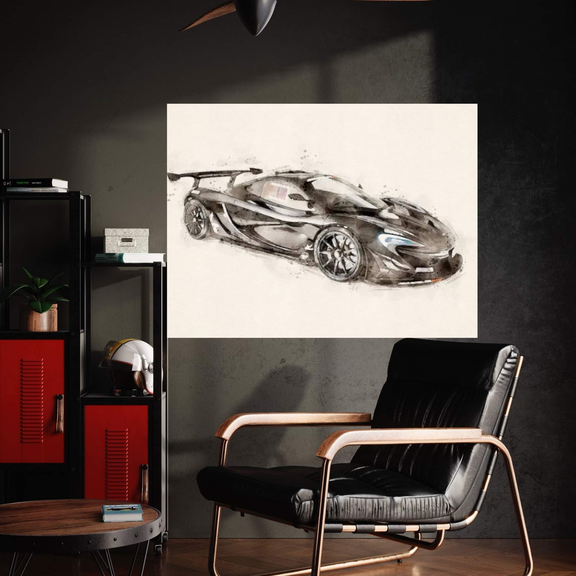McLaren GTR V II Canvas Wall Art - Y Canvas