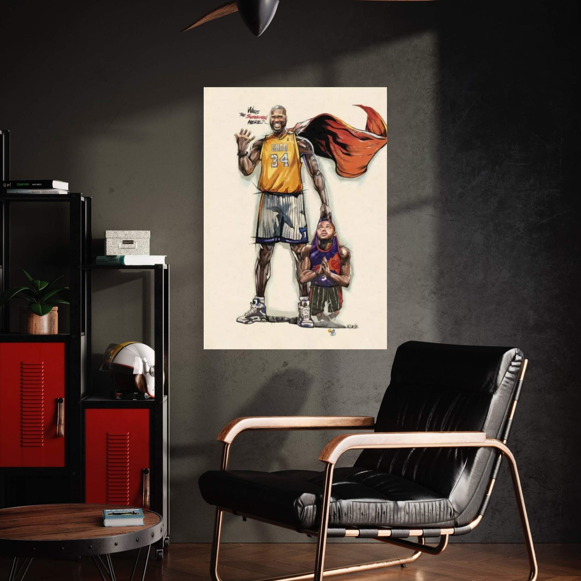 Shaq Attaq Canvas Wall Art - Y Canvas