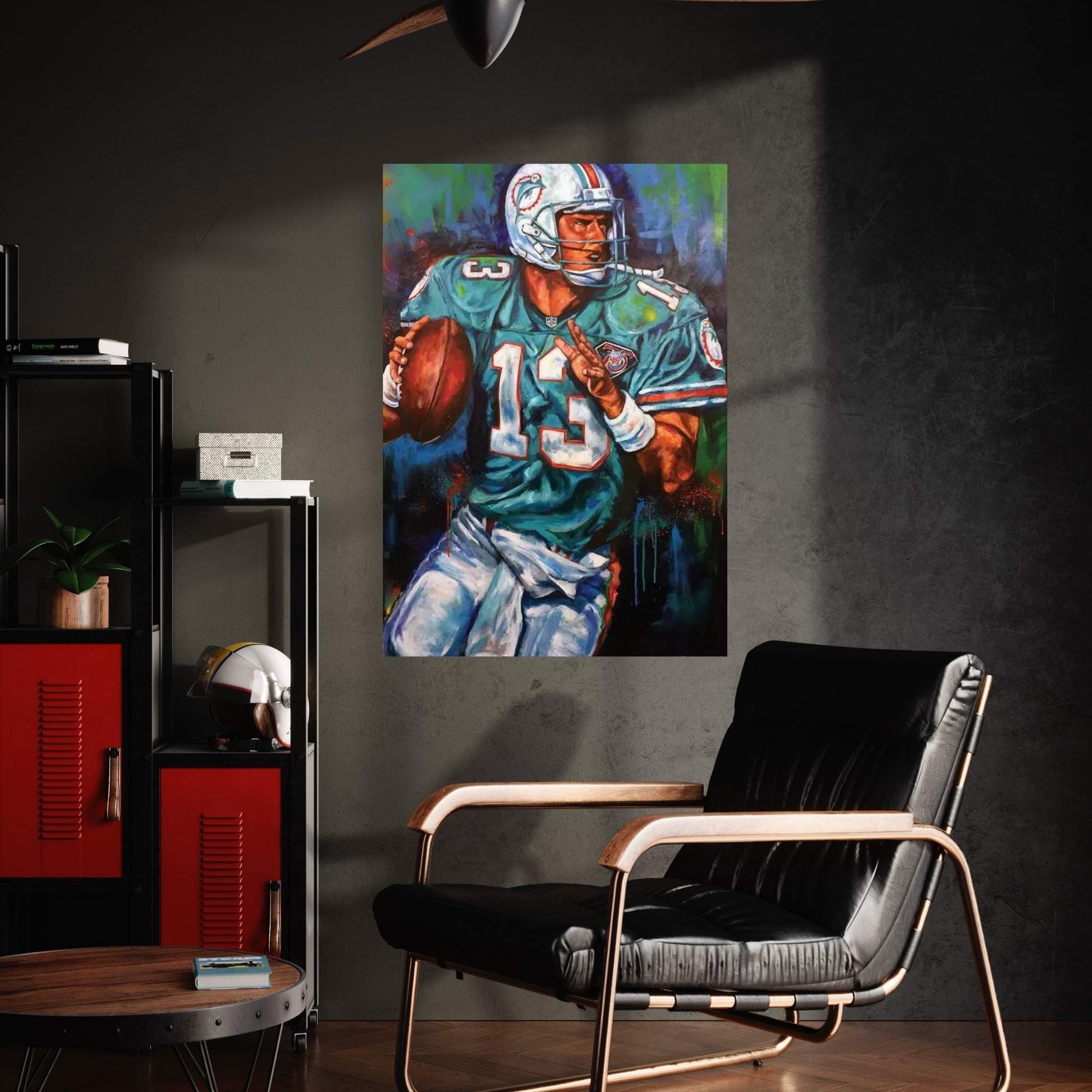 Dan Marino Canvas Wall Art - Y Canvas