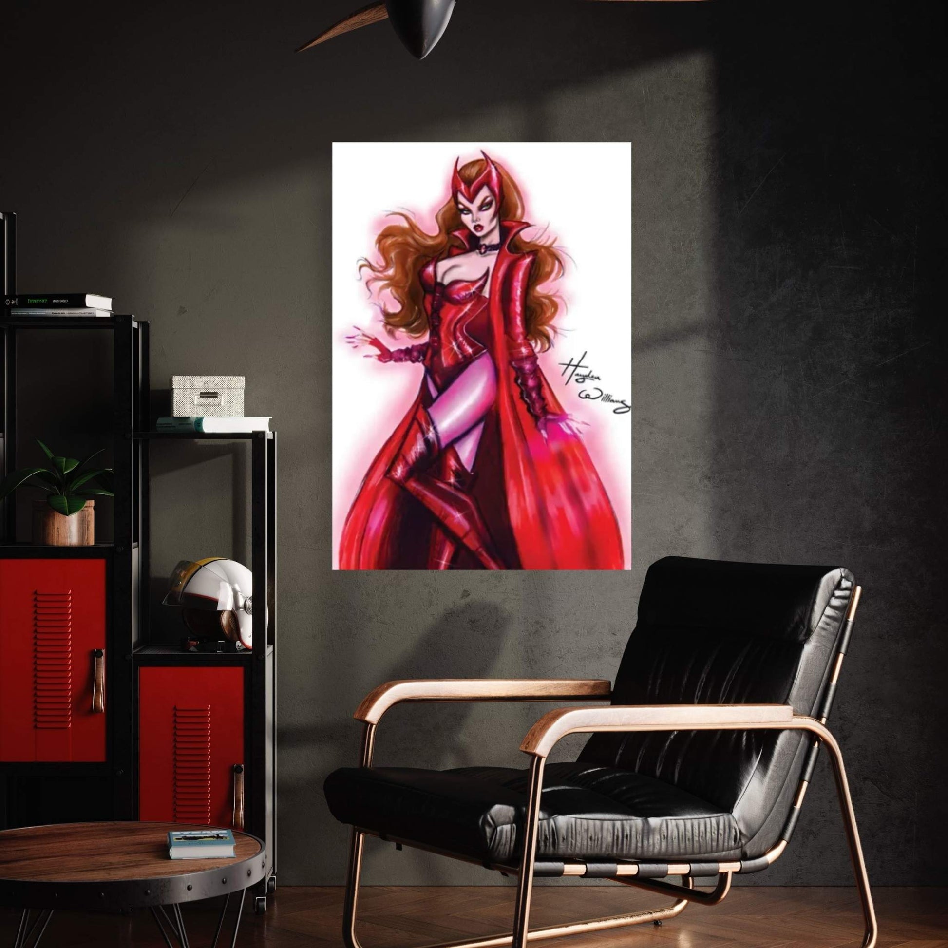 Scarlet Witch Wandavision Canvas Wall Art - Y Canvas