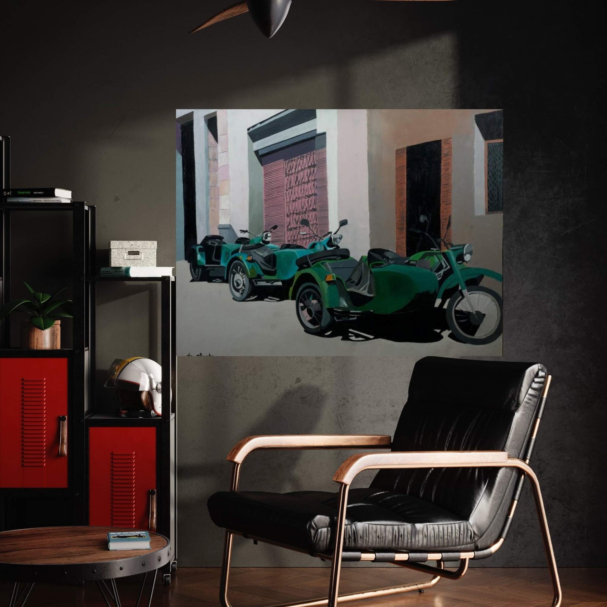 Side Parade Canvas Wall Art - Y Canvas