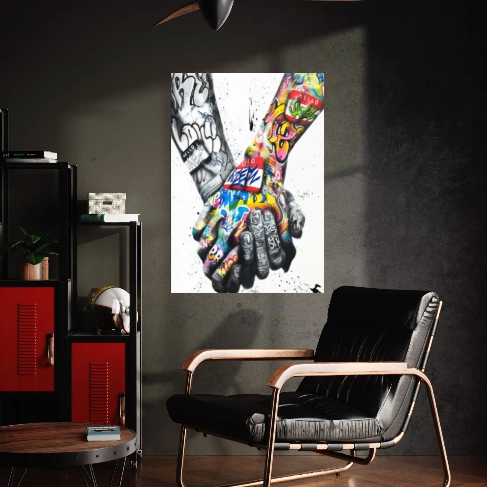 Banksy Canvas Art, Canvas Wall Art Decor, Print Poster Graffiti Wall Art - Y Canvas