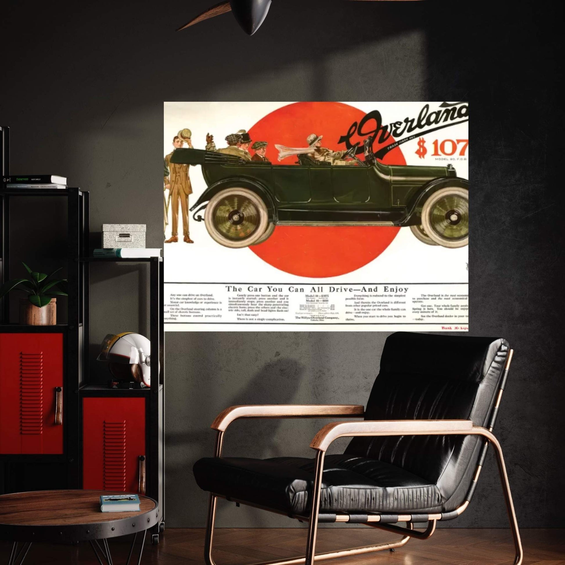 1915 Willys-Overland Magazine Advert Canvas Wall Art - Y Canvas
