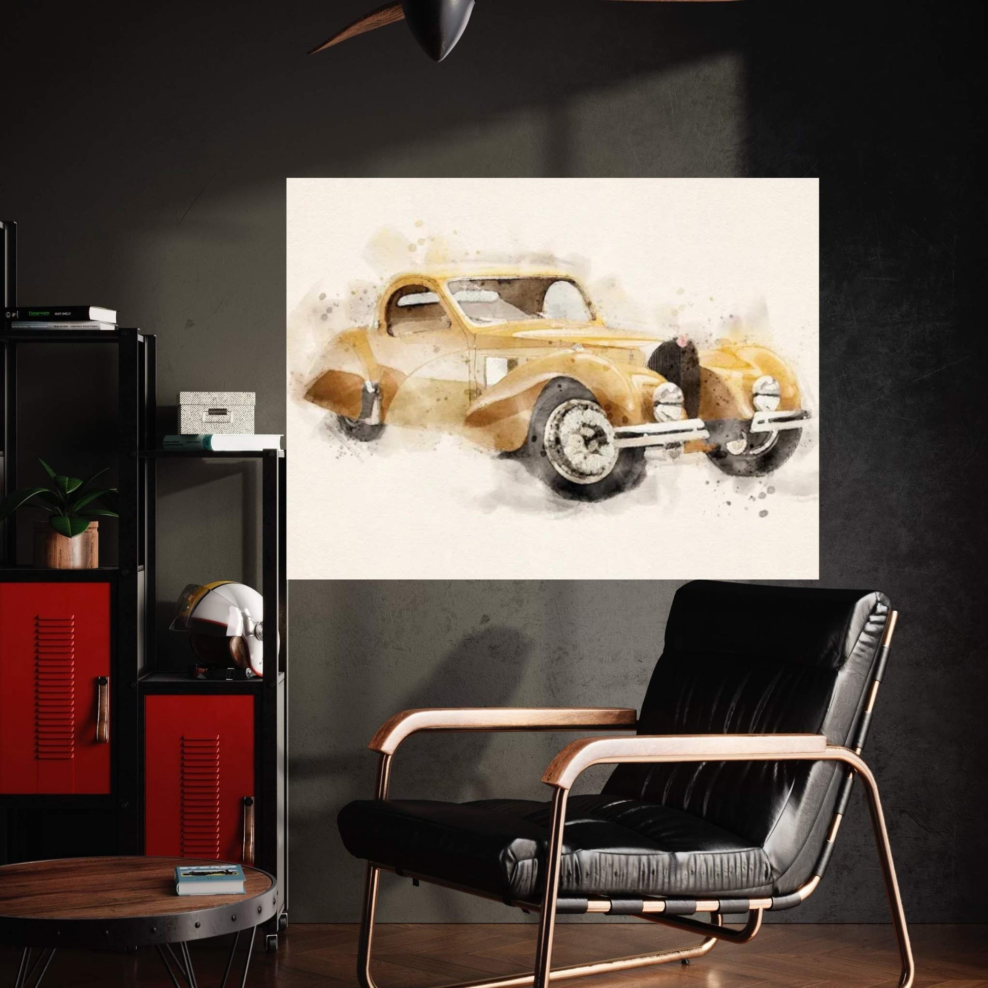 Bugatti Retro Vintage II Canvas Wall Art - Y Canvas