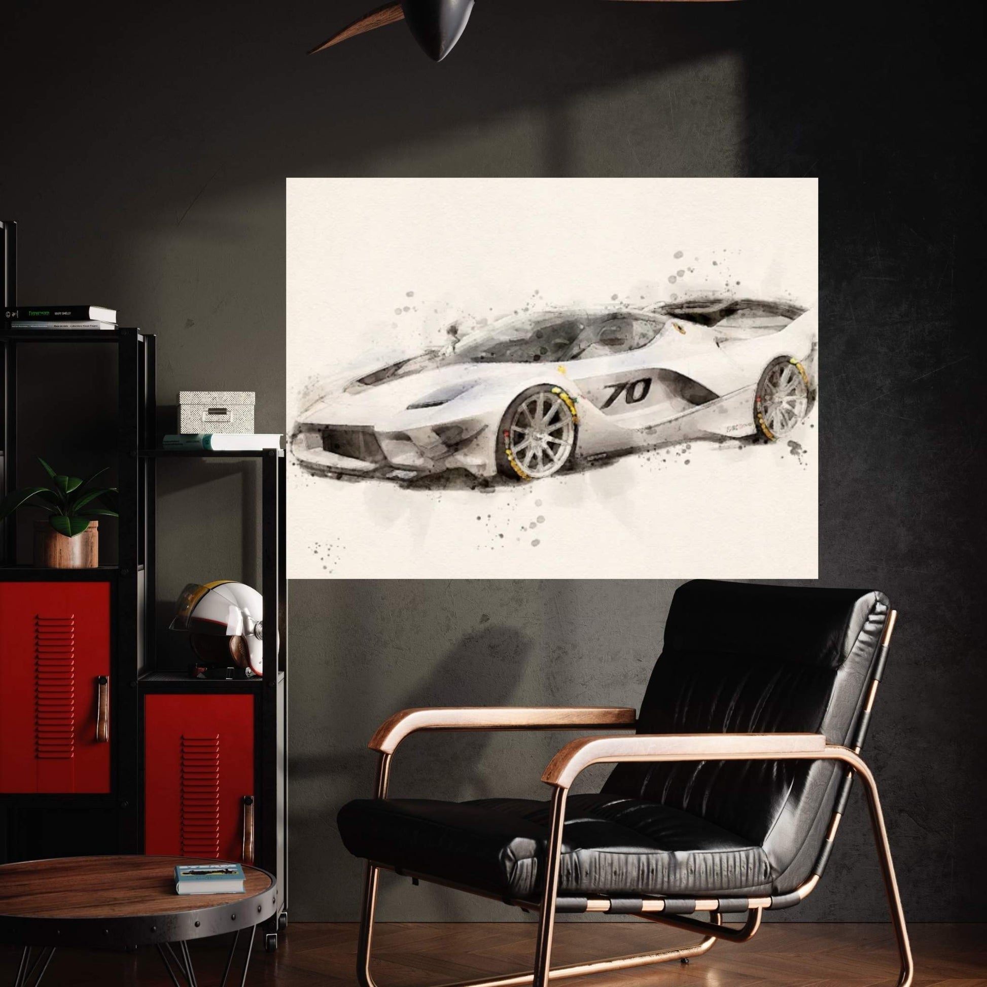 Ferrari FXX Evo Canvas Wall Art - Y Canvas