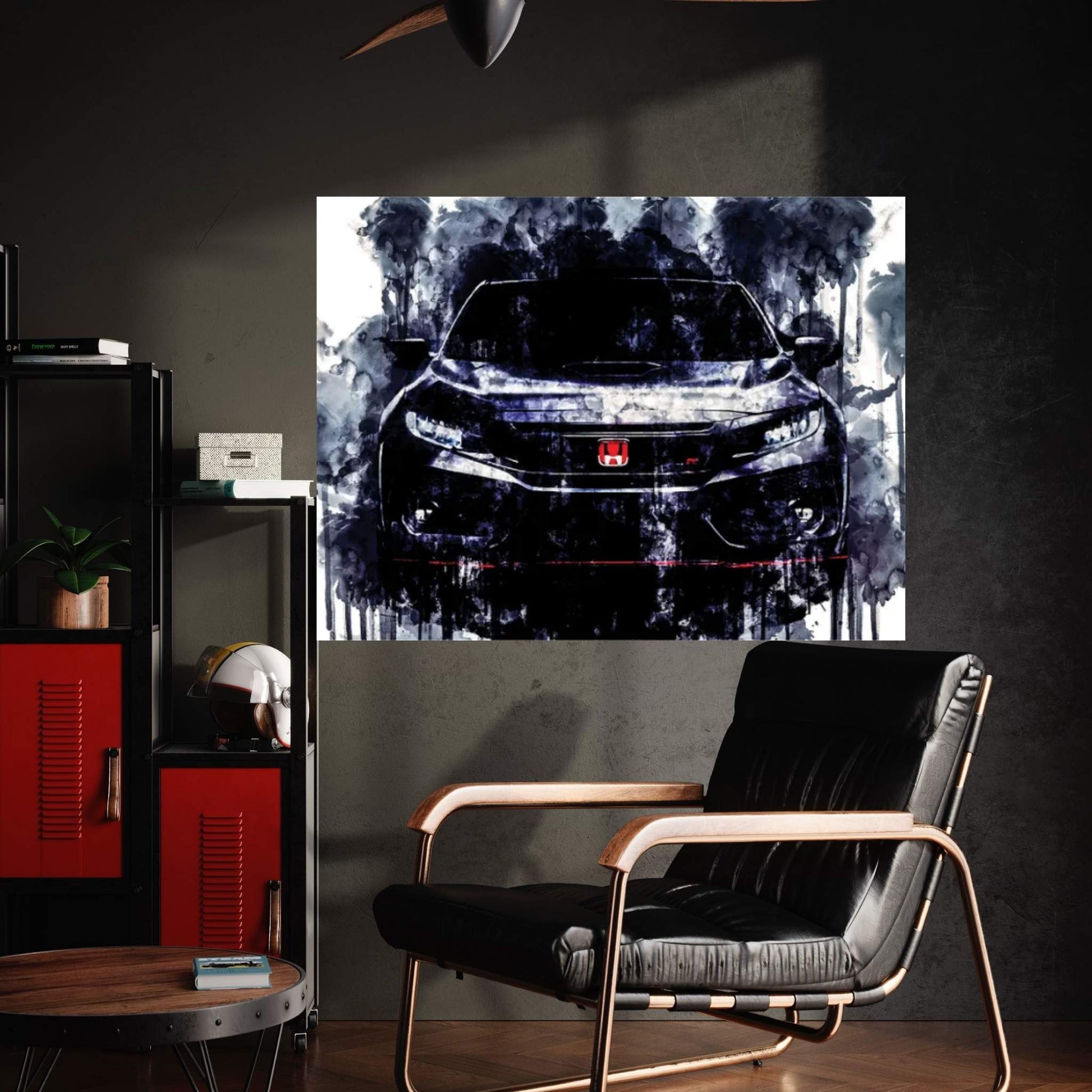 2017 Honda Civic Type R Canvas Wall Art - Y Canvas