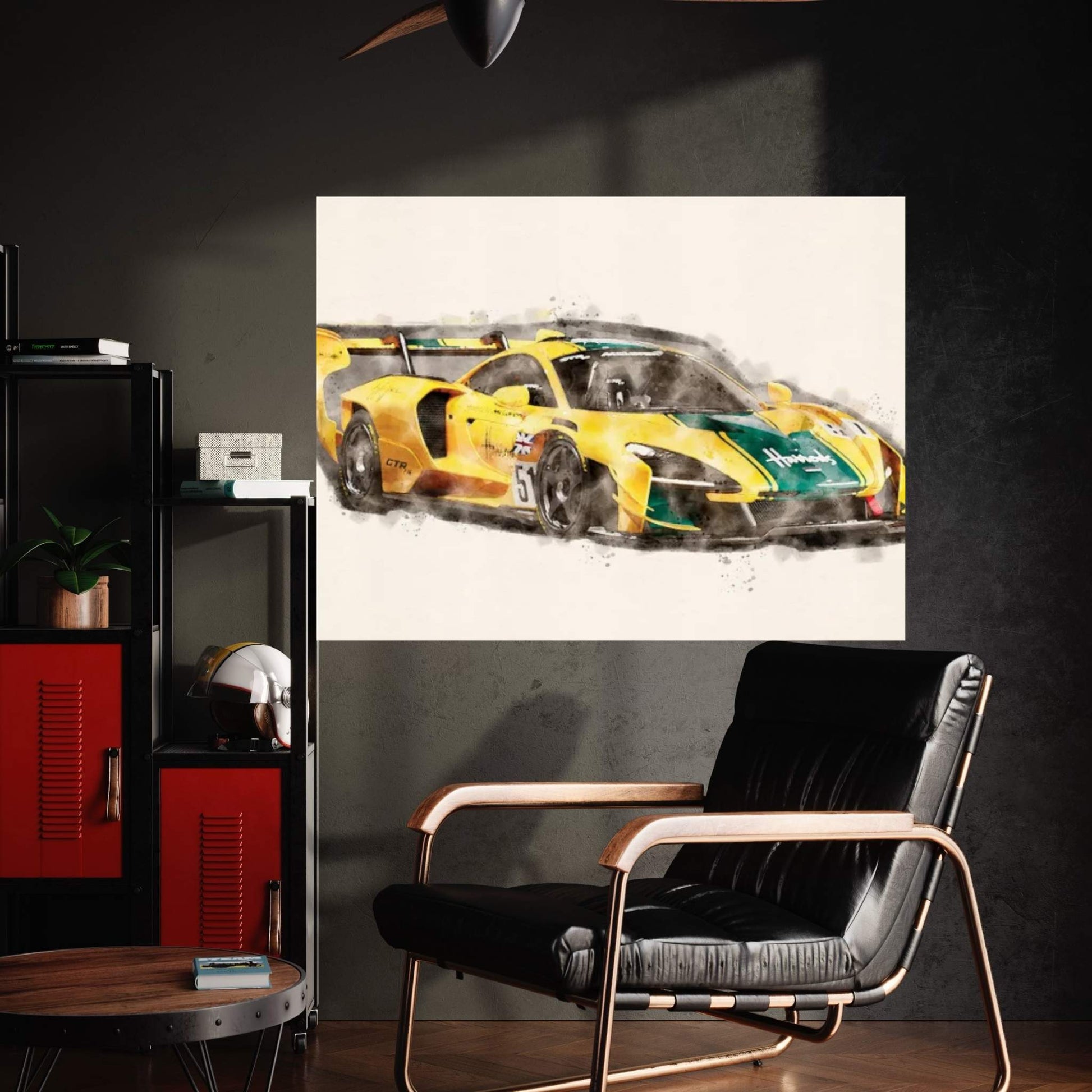 McLaren Ayrton Senna Canvas Wall Art - Y Canvas