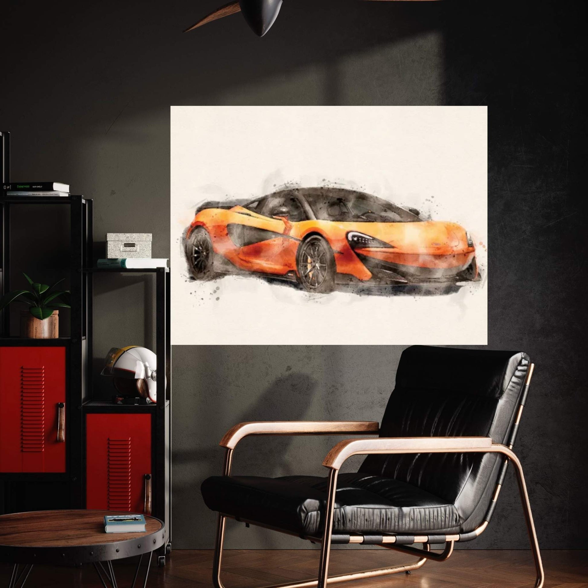 McLaren 600 Hp V II Canvas Wall Art - Y Canvas
