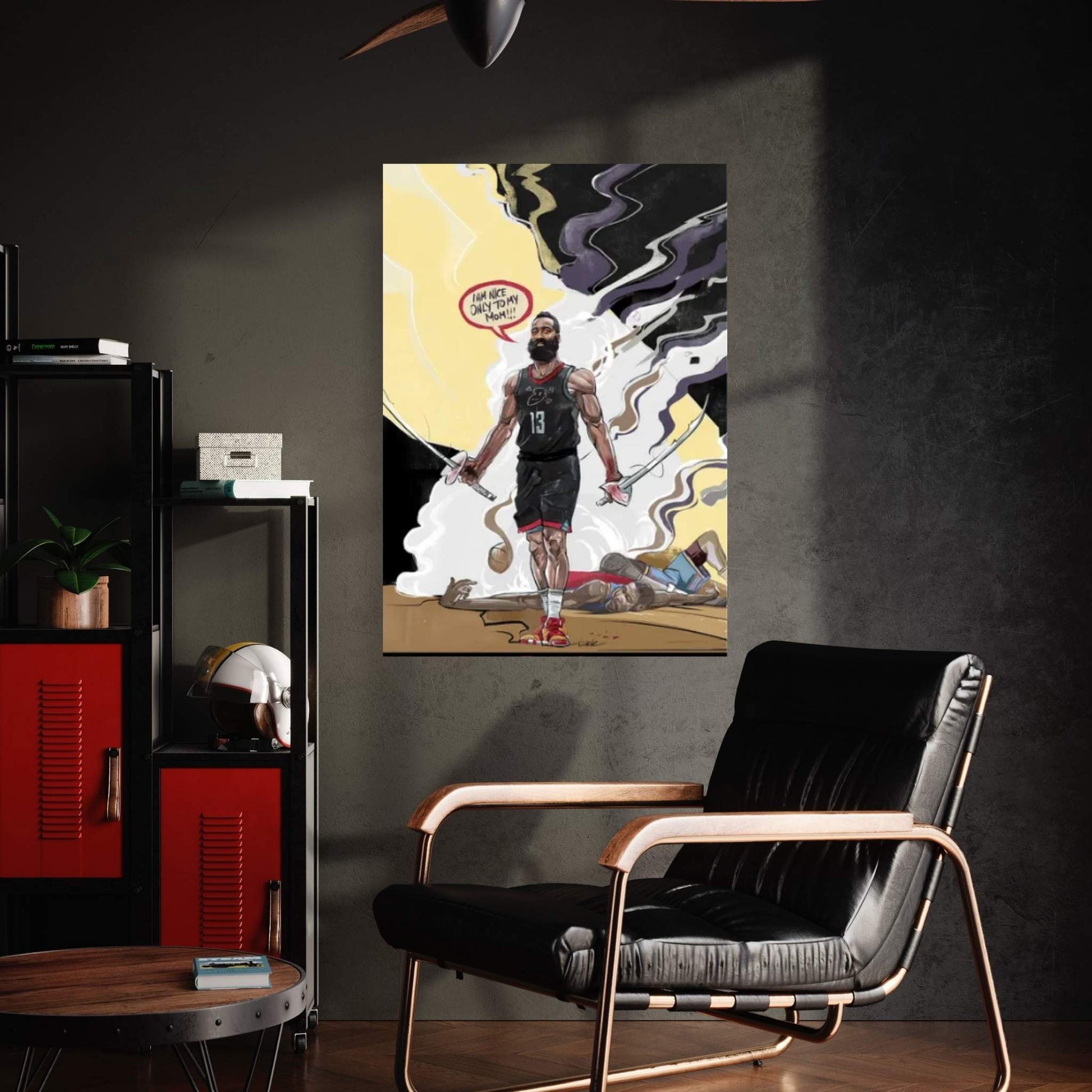 Beard Canvas Wall Art - Y Canvas