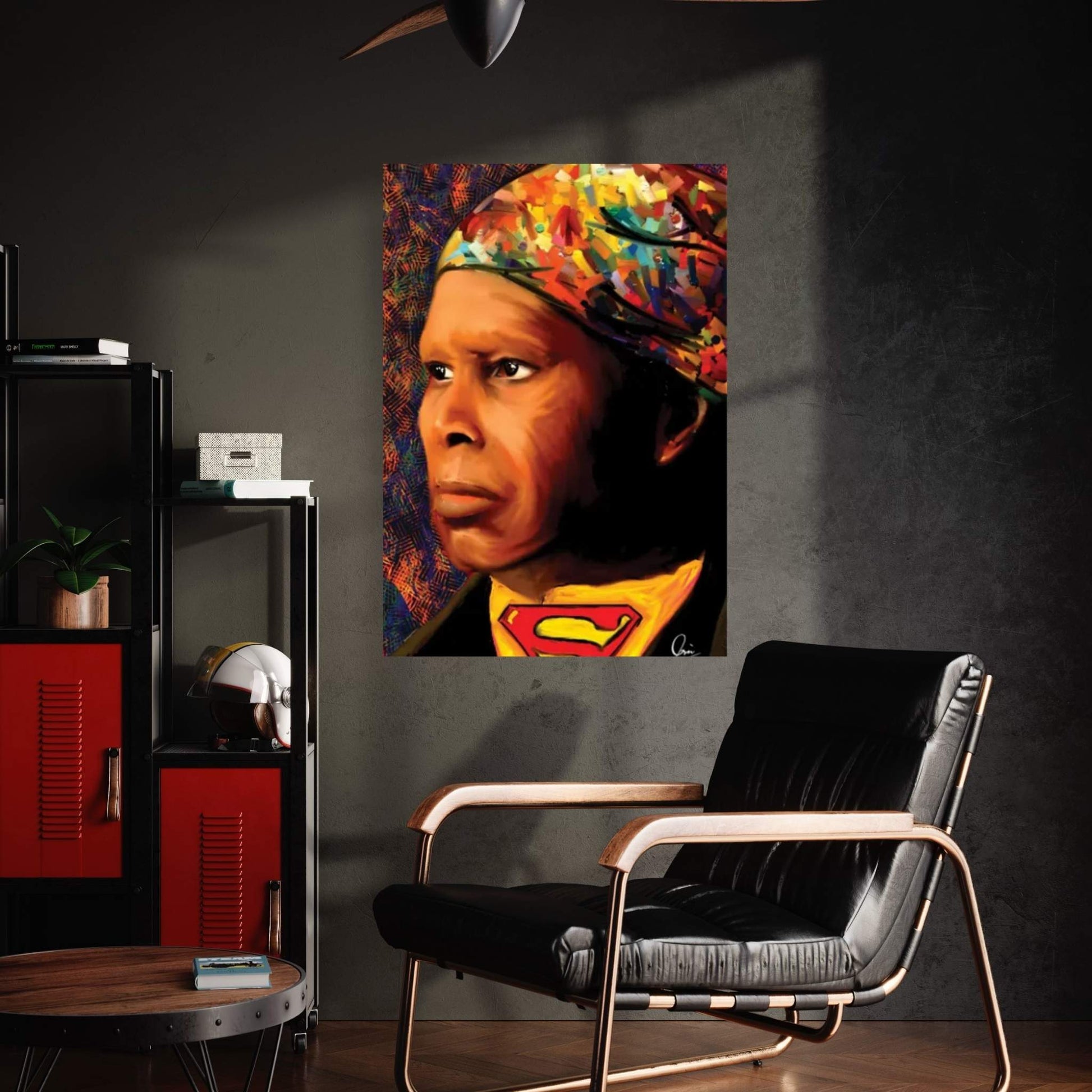 Harriet Tubman SuperHero Canvas Wall Art - Y Canvas