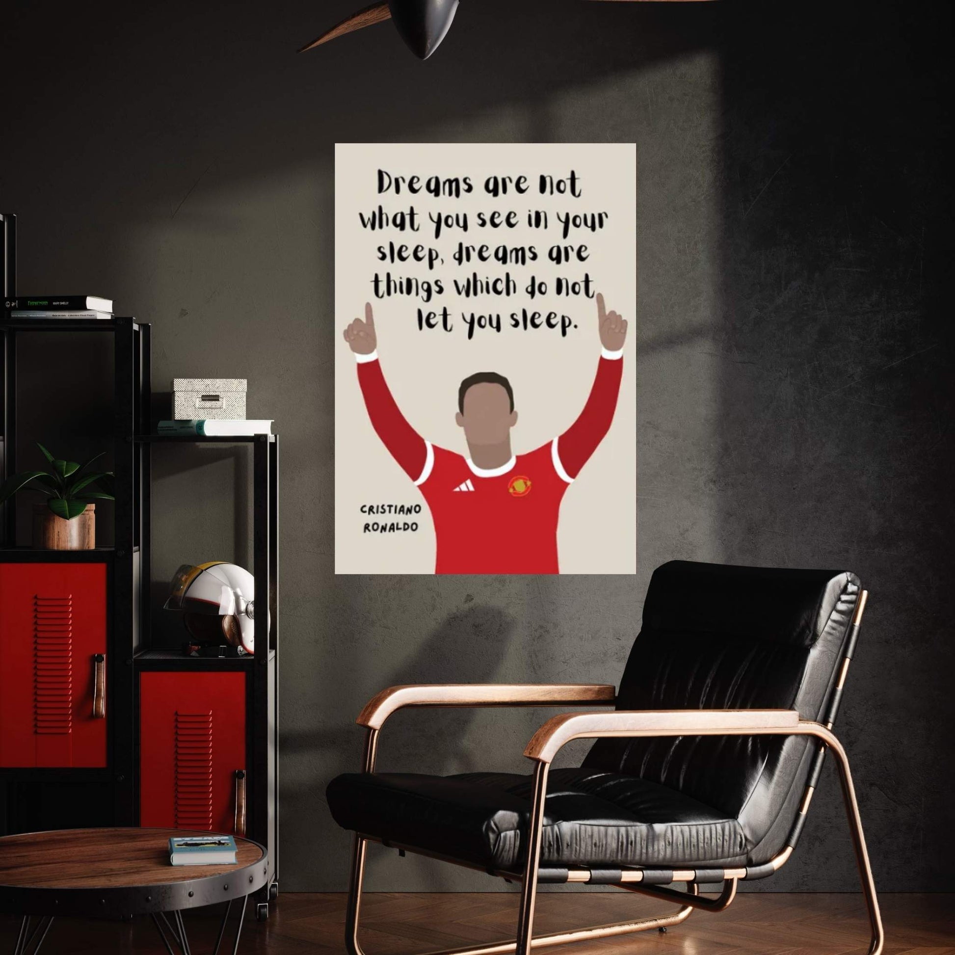 Ronaldo Quote Canvas Wall Art - Y Canvas