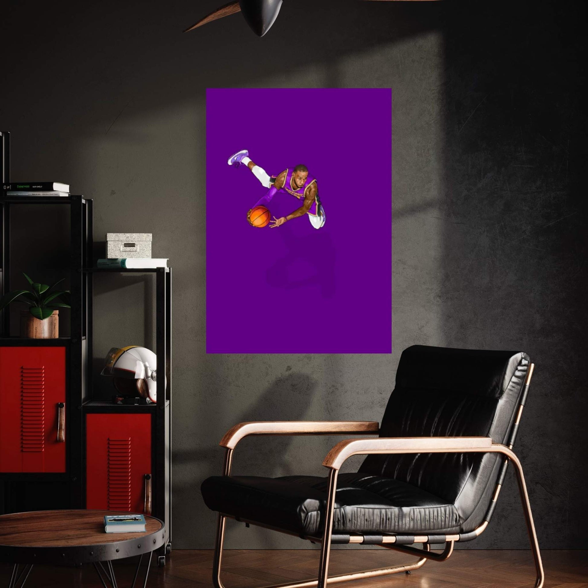 Frequent Fliers Lebron Canvas Wall Art - Y Canvas