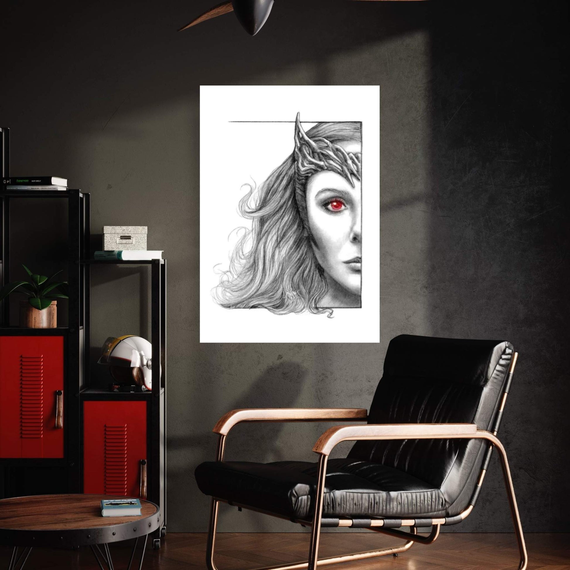 Scarlet Witch Canvas Wall Art - Y Canvas