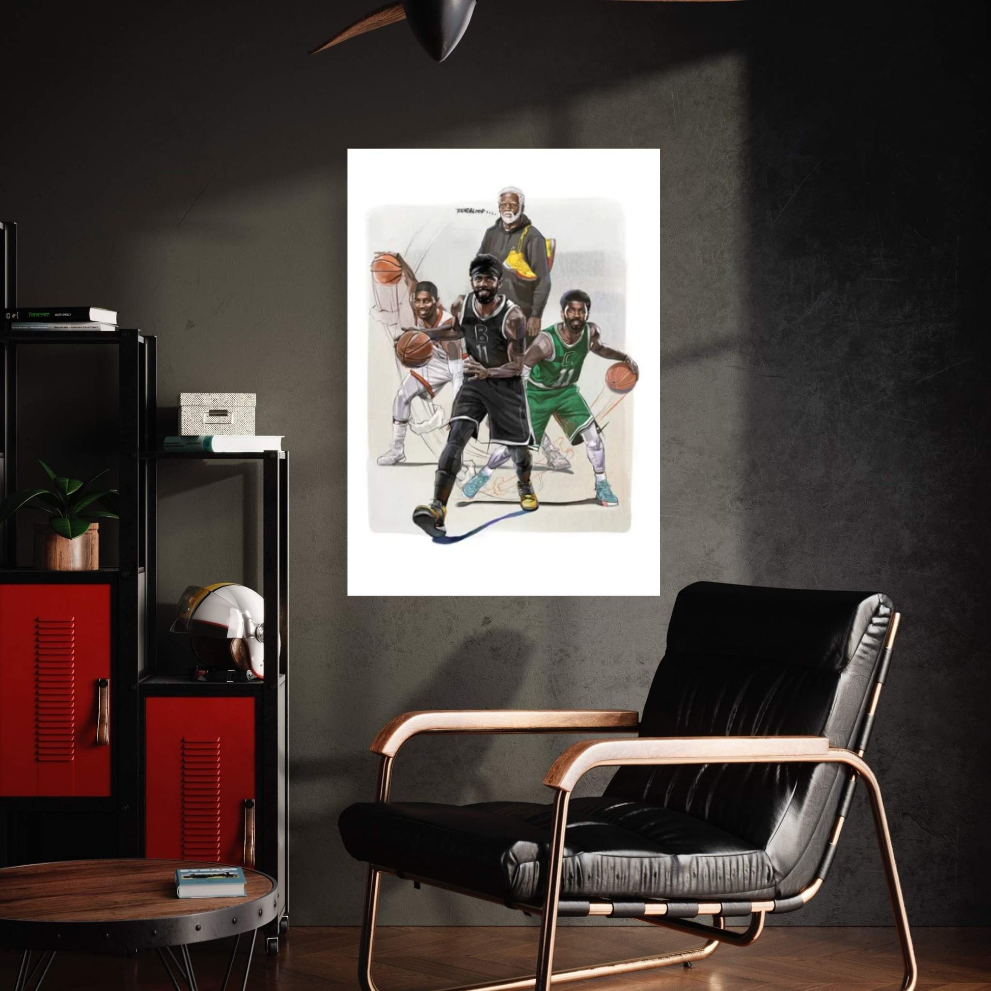 Evolution Of Kyrie Canvas Wall Art - Y Canvas