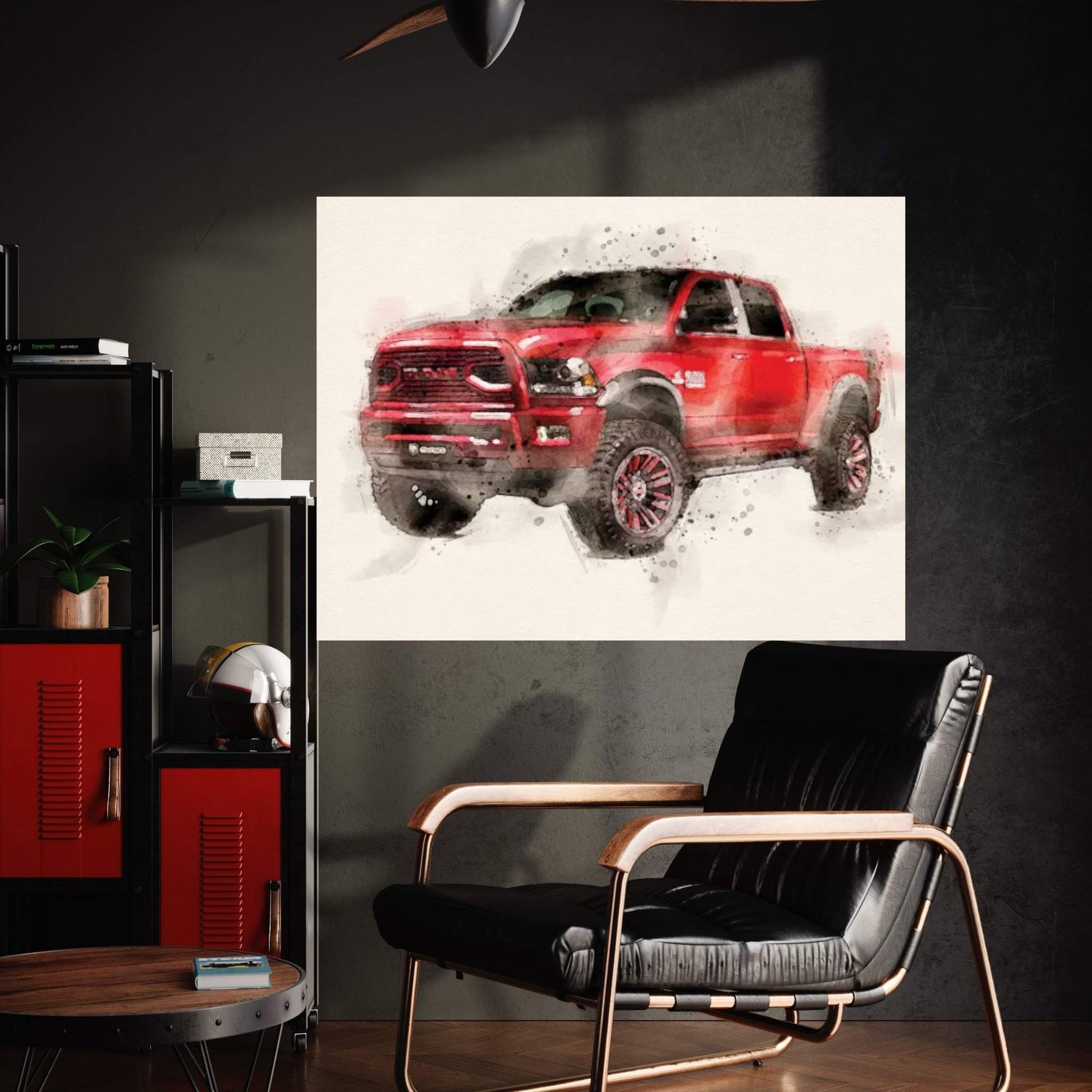 Dodge Ram II Canvas Wall Art - Y Canvas