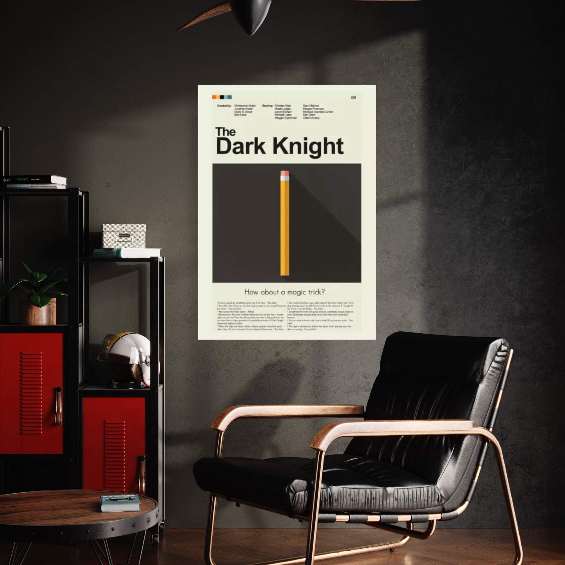 Dark Knight Canvas Wall Art - Y Canvas