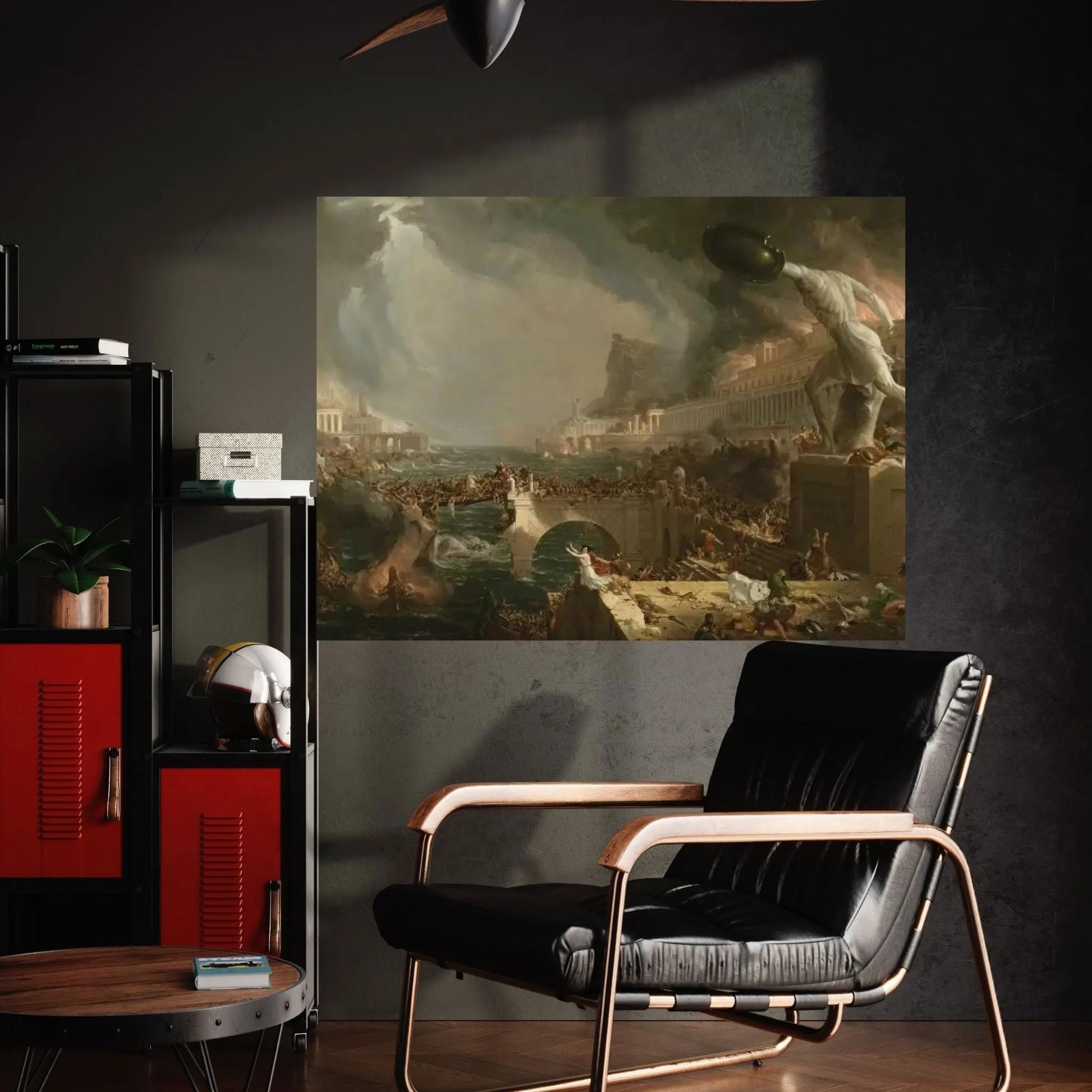 The Course of Empire: Destruction, 1836 Canvas Wall Art - Y Canvas