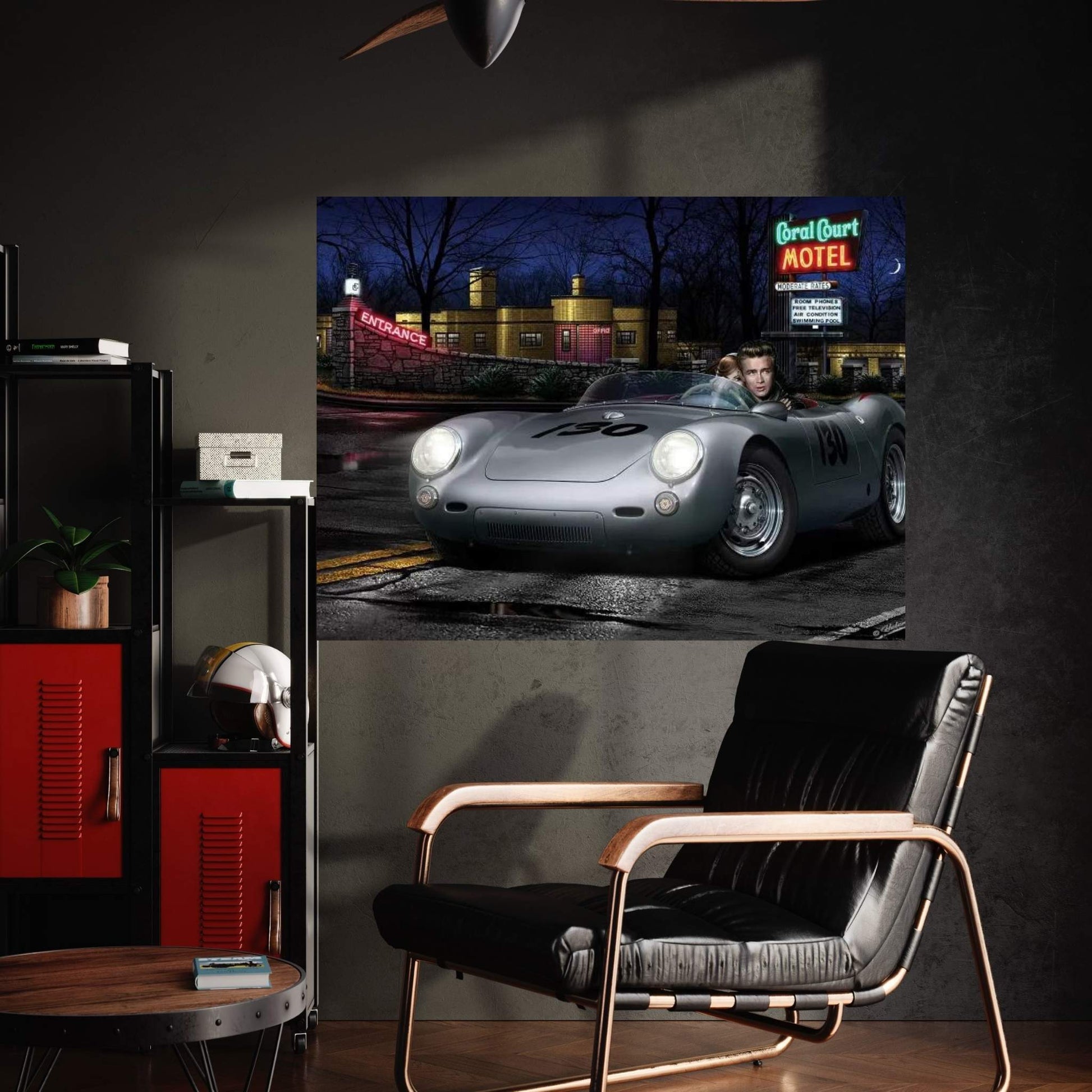 No Tell Motel II Canvas Wall Art - Y Canvas