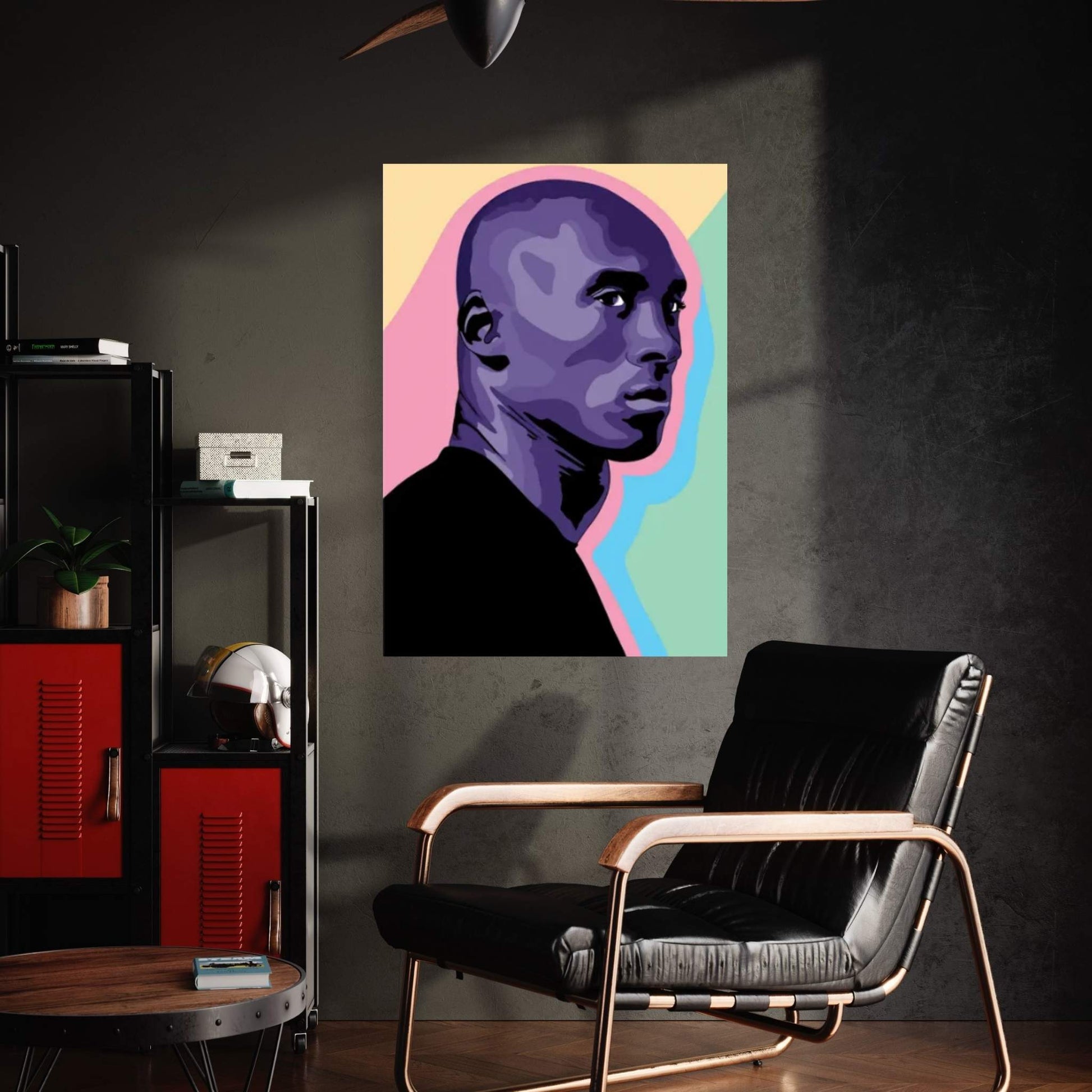 Kobe Bryant Cut-Out Canvas Wall Art - Y Canvas
