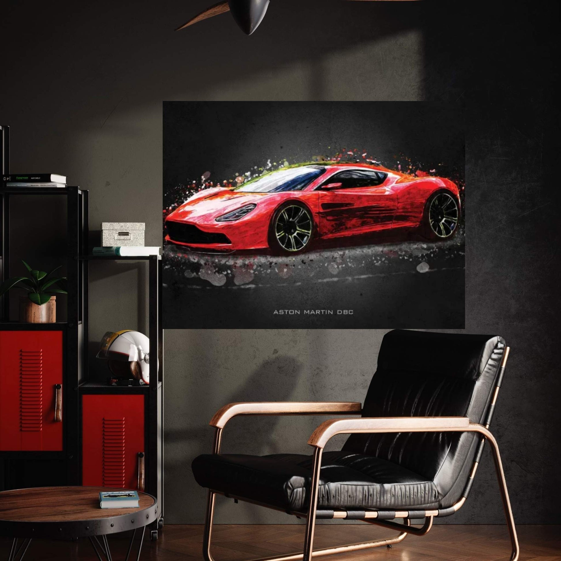 Aston Martin DBC Canvas Wall Art - Y Canvas