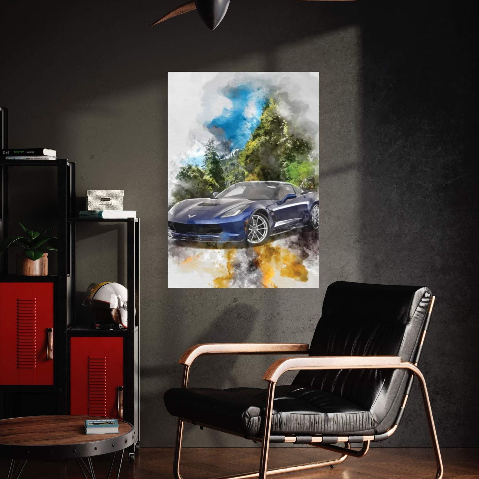 Chevrolet Corvette Canvas Wall Art - Y Canvas