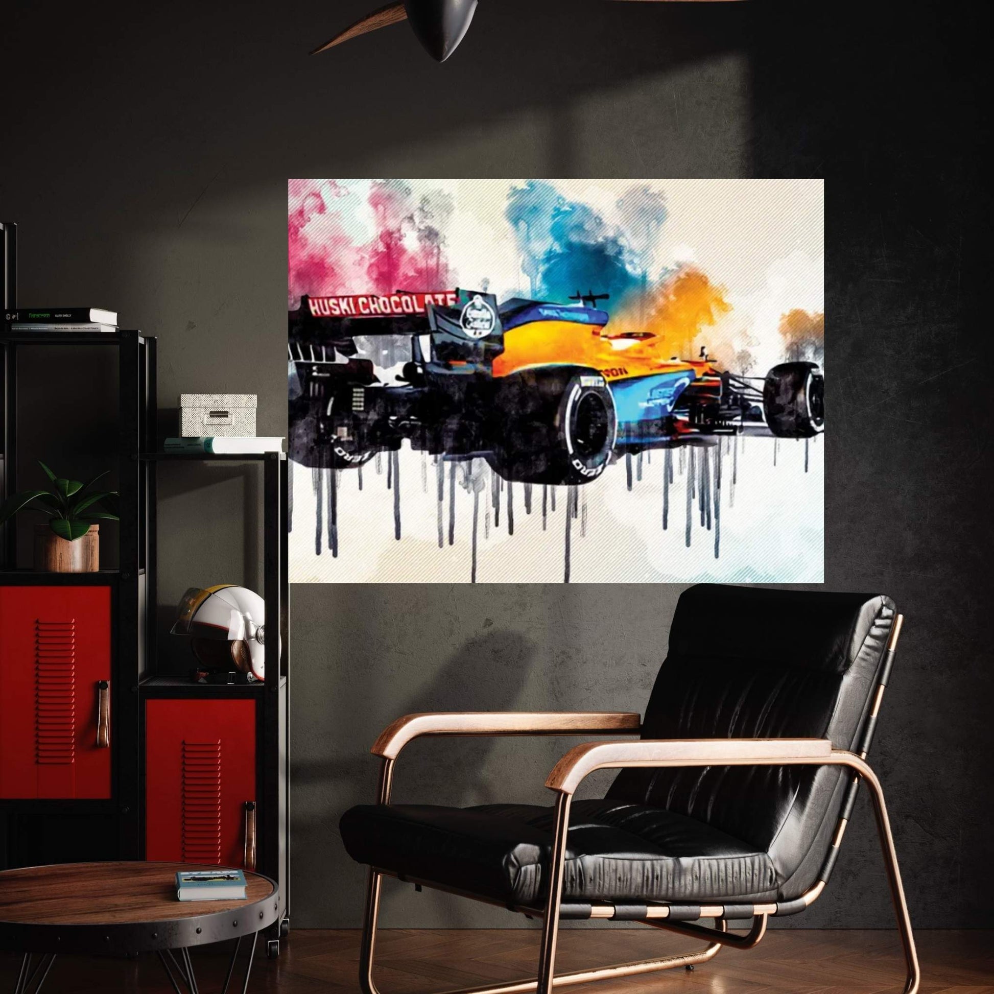 Mclaren Mcl35 Back View 2020 F1 Cars Studio Lando Norris Formula 1 Mclaren F1 Canvas Wall Art - Y Canvas