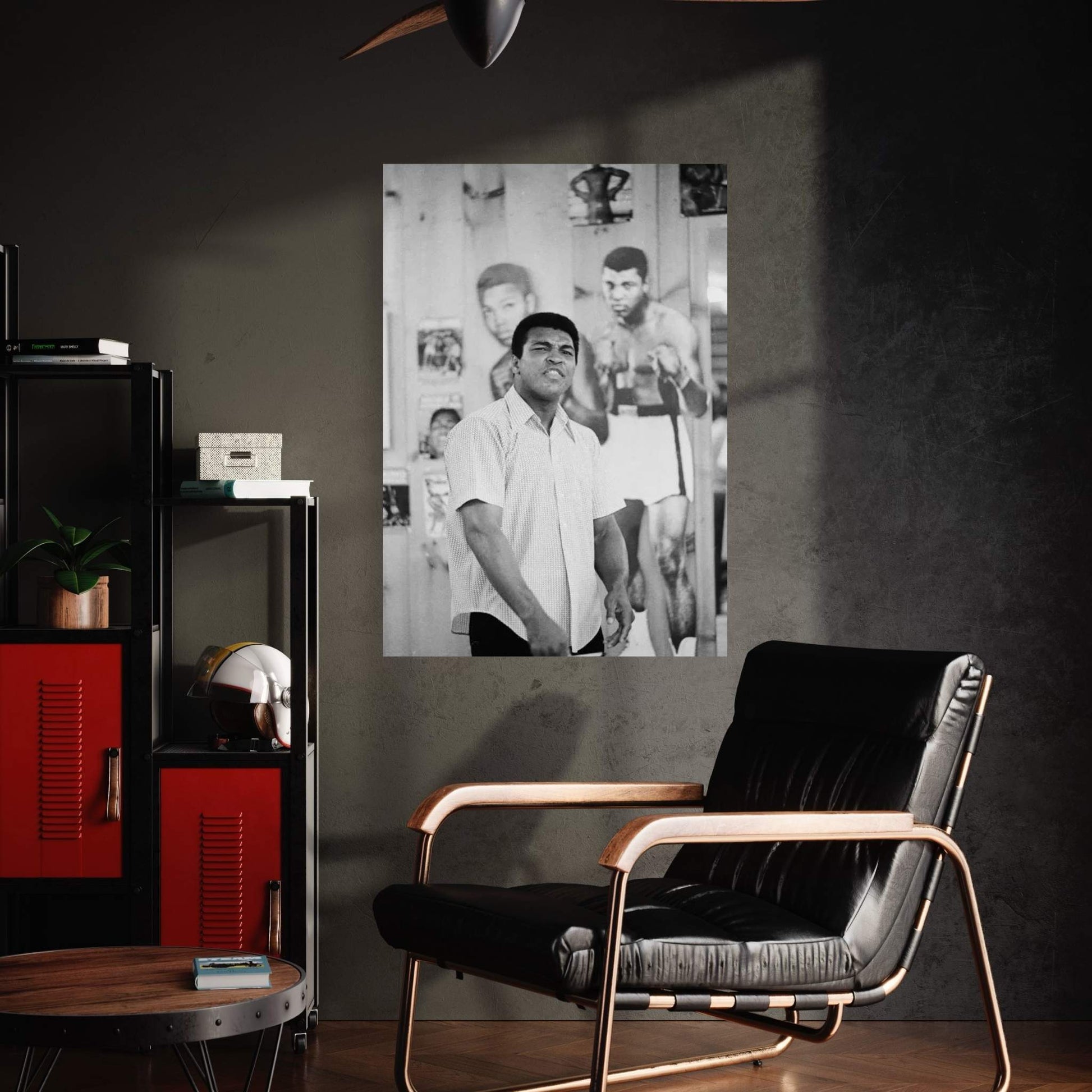 Muhammad Ali Mean Mugging For The Camera Canvas Wall Art - Y Canvas