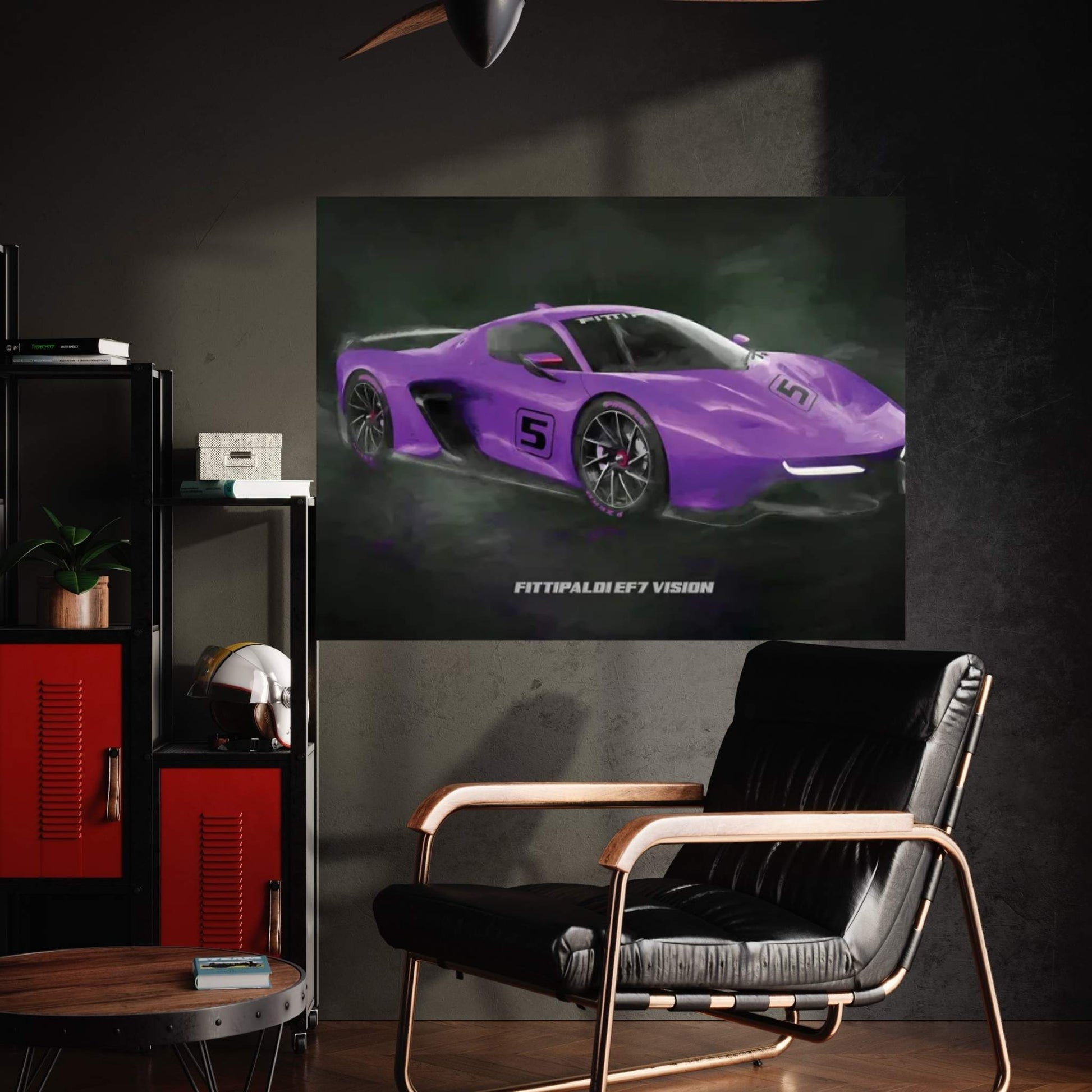 Fittipaldi EF7 Vision sports car Canvas Wall Art - Y Canvas