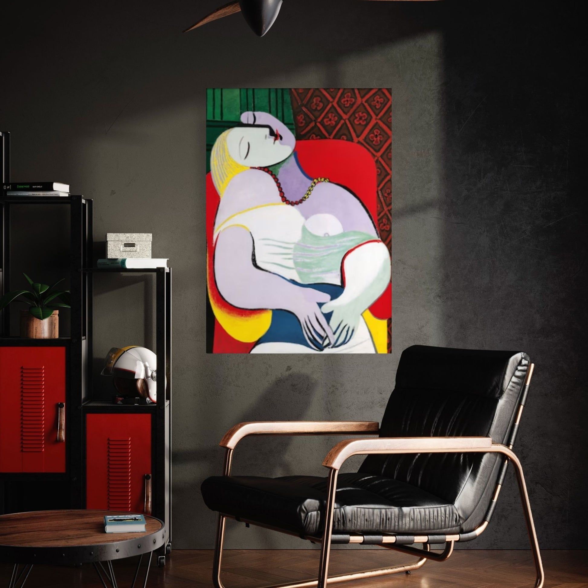 Le Reve by Pablo Picasso, Woman Asleep in an armchair (The Dream), 1932, Pablo Picasso Art Wall Art - Y Canvas