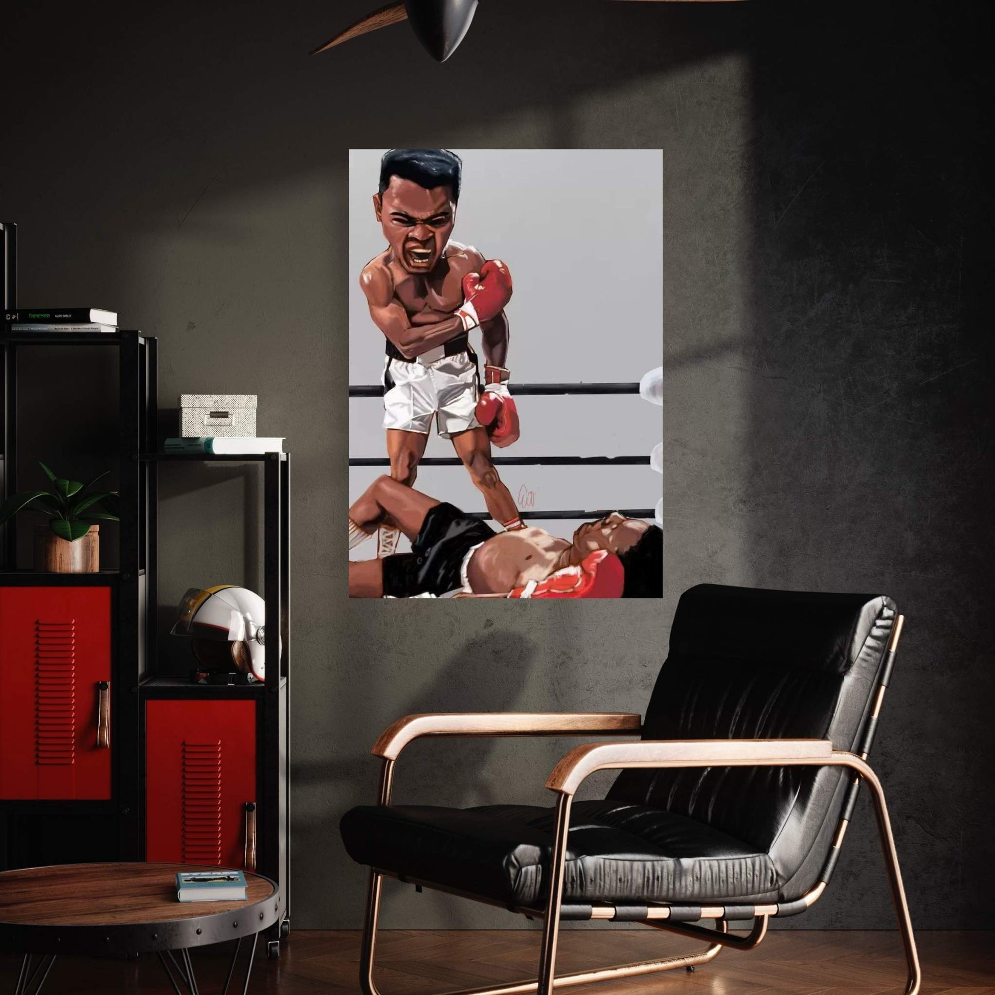 Ali Rumble Canvas Wall Art - Y Canvas