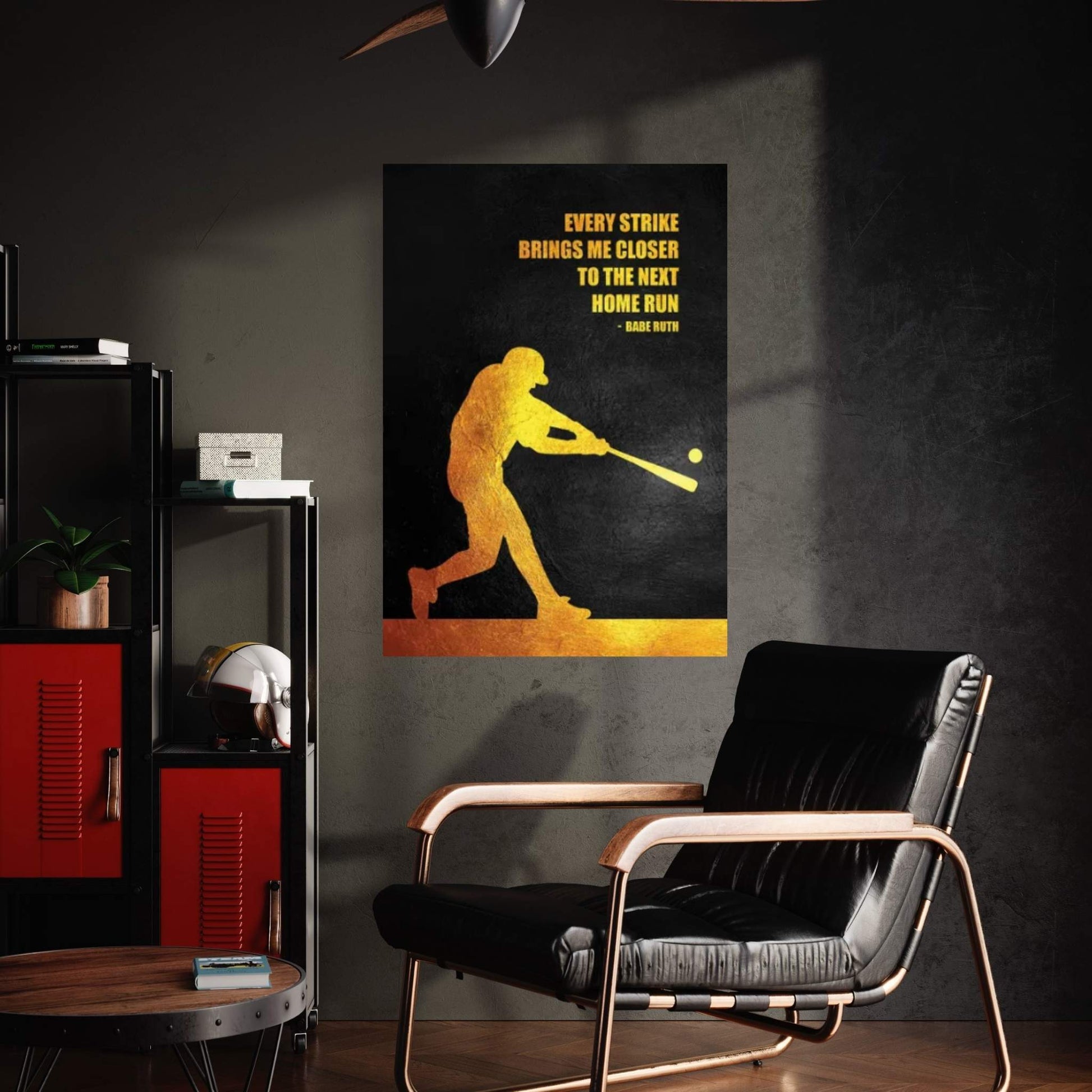 Babe Ruth - Home Run Canvas Wall Art - Y Canvas