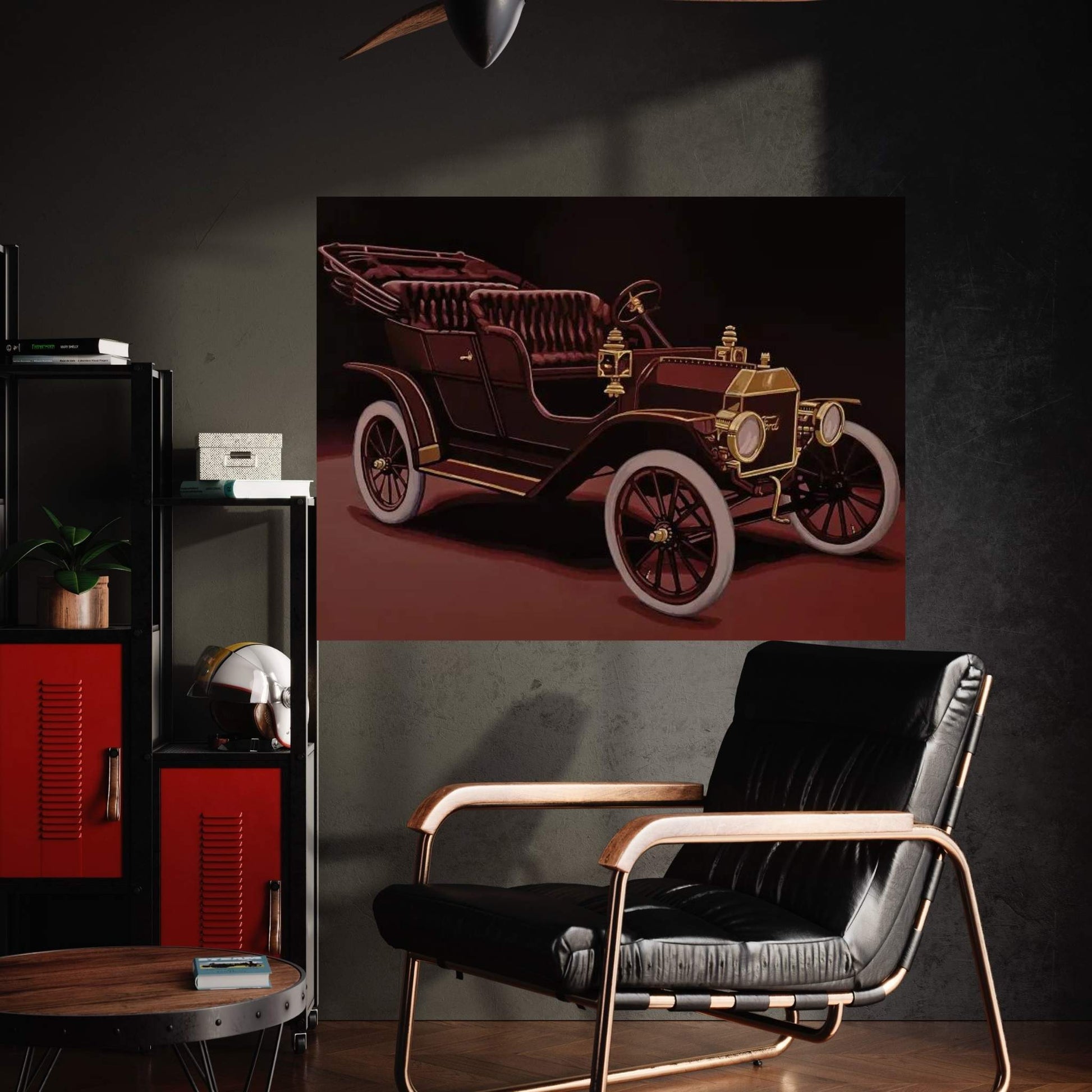 Ford Model T Touring 1908 Canvas Wall Art - Y Canvas