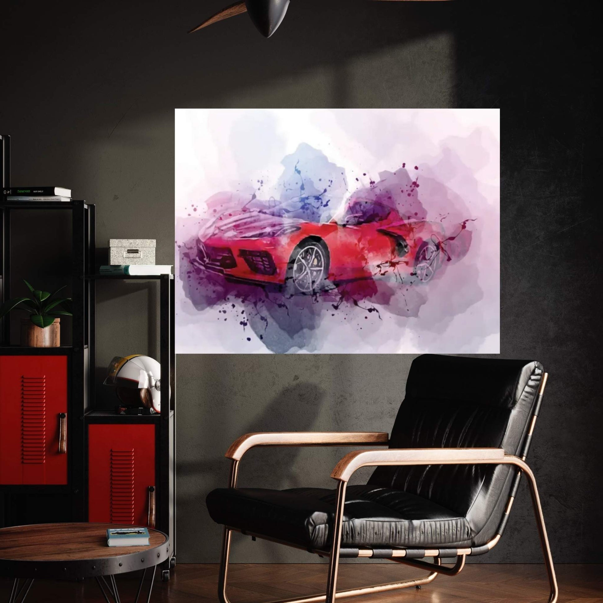 Chevrolet Corvette Stingray Ae-Spec 2021 Canvas Wall Art - Y Canvas