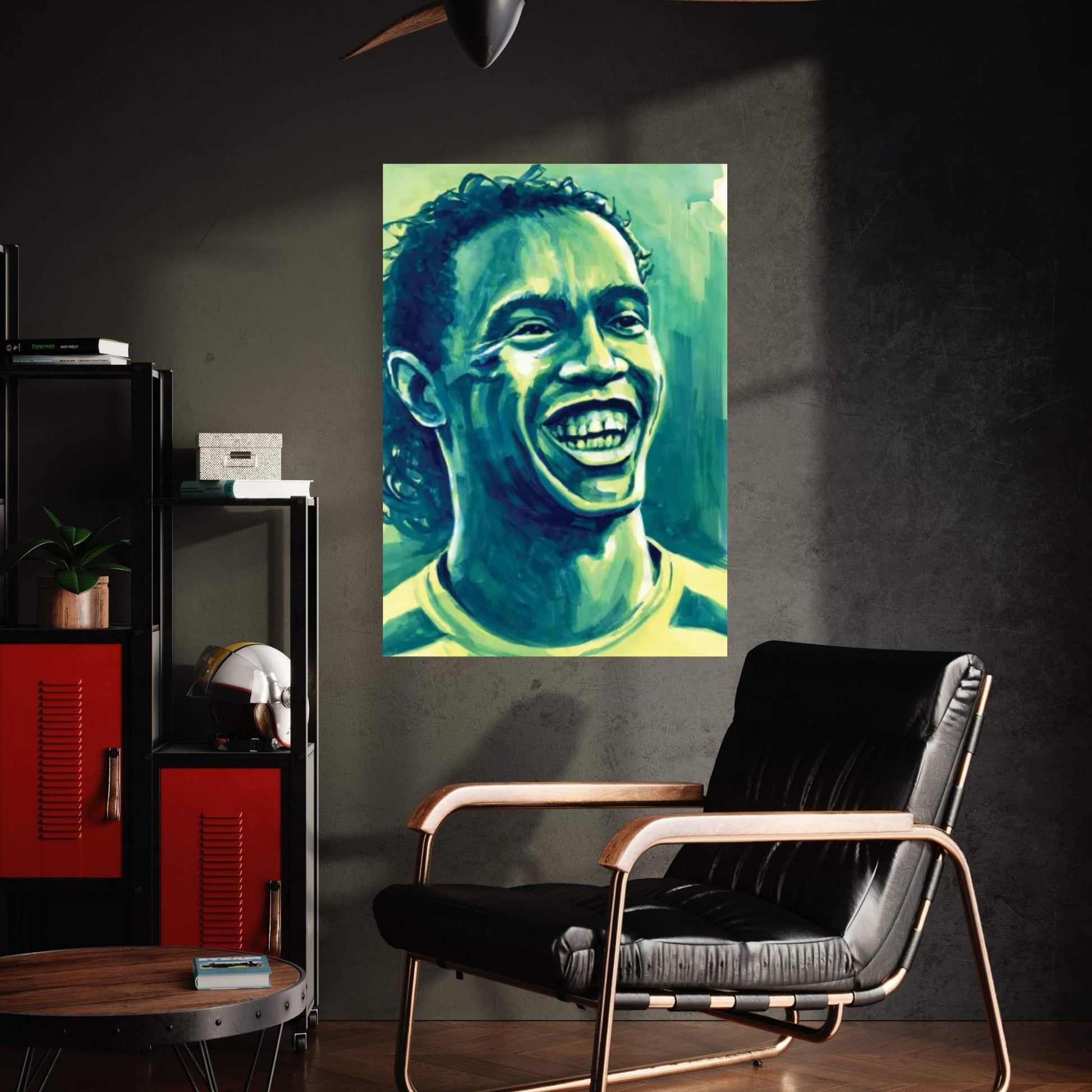 Ronaldinho - 2002 Fifa World Cup Winner Canvas Wall Art - Y Canvas