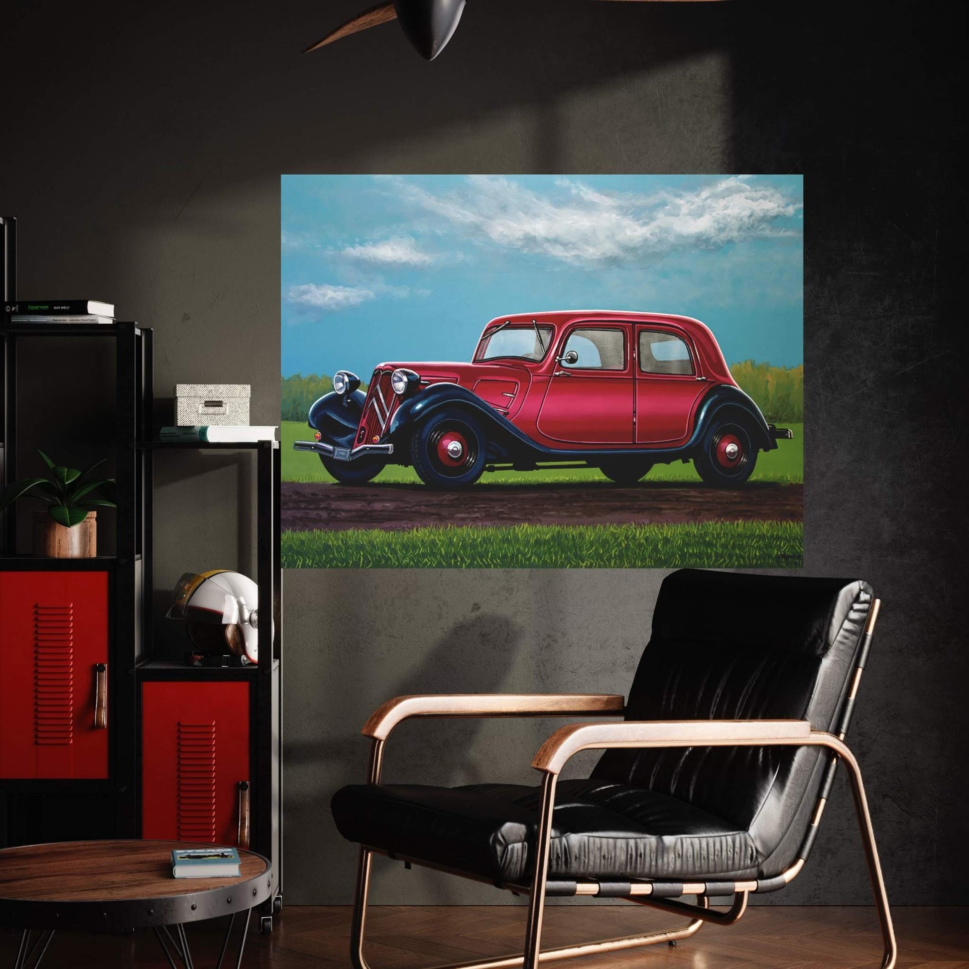 Citroen Traction Avant 1934 Canvas Wall Art - Y Canvas
