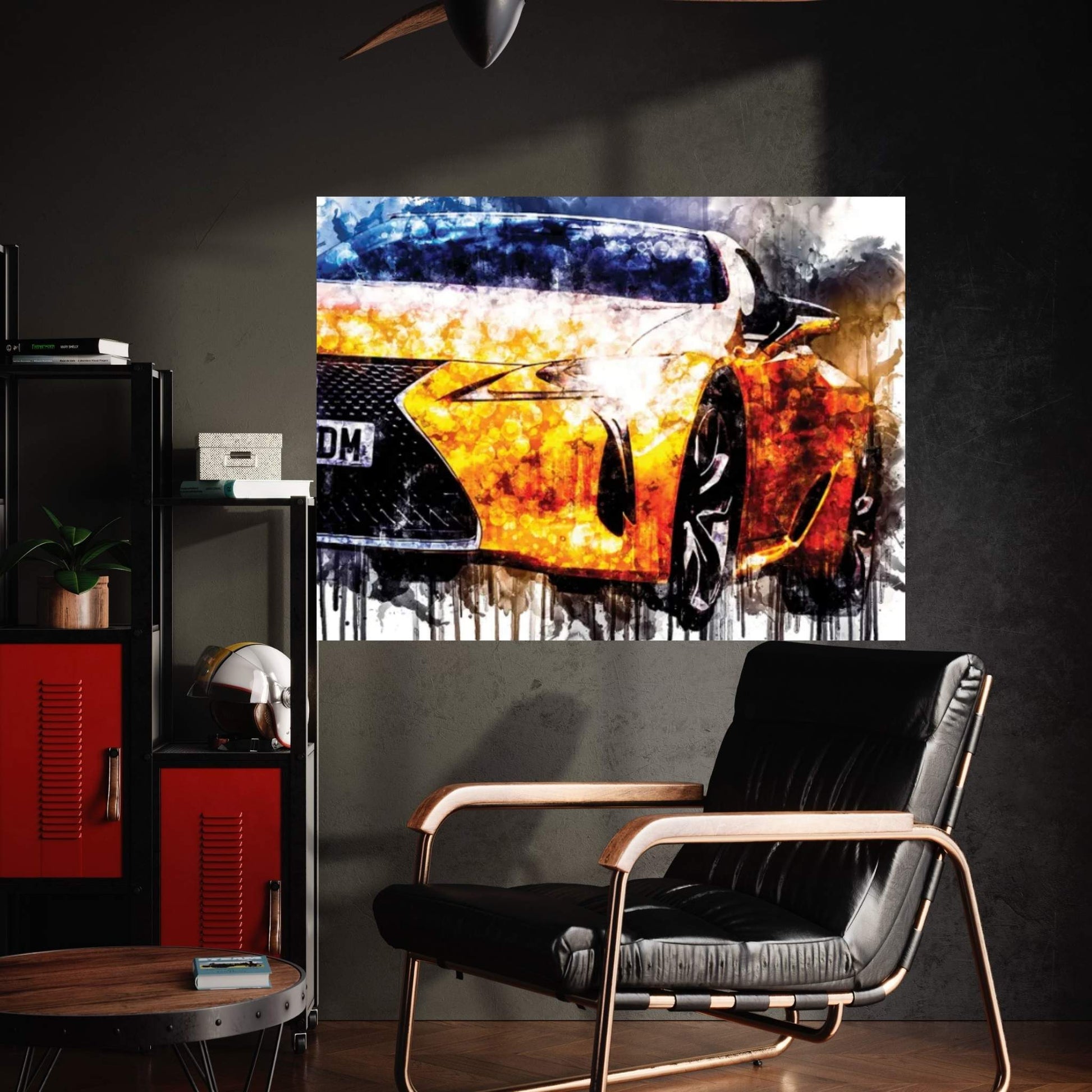 Car 2018 Lexus LC 500 Canvas Wall Art - Y Canvas