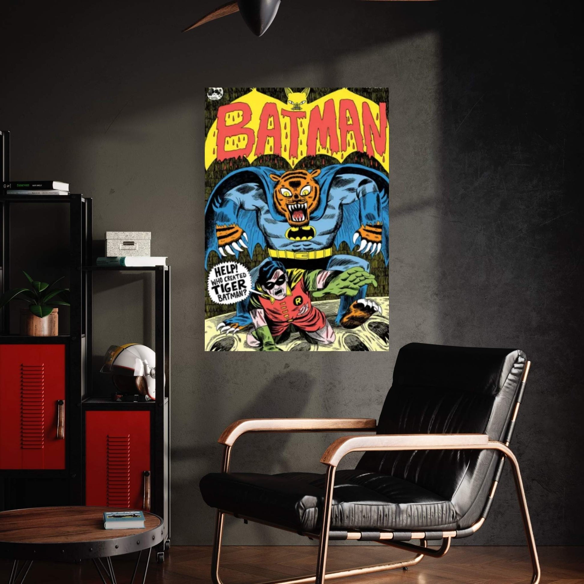 Tiger Batman Canvas Wall Art - Y Canvas