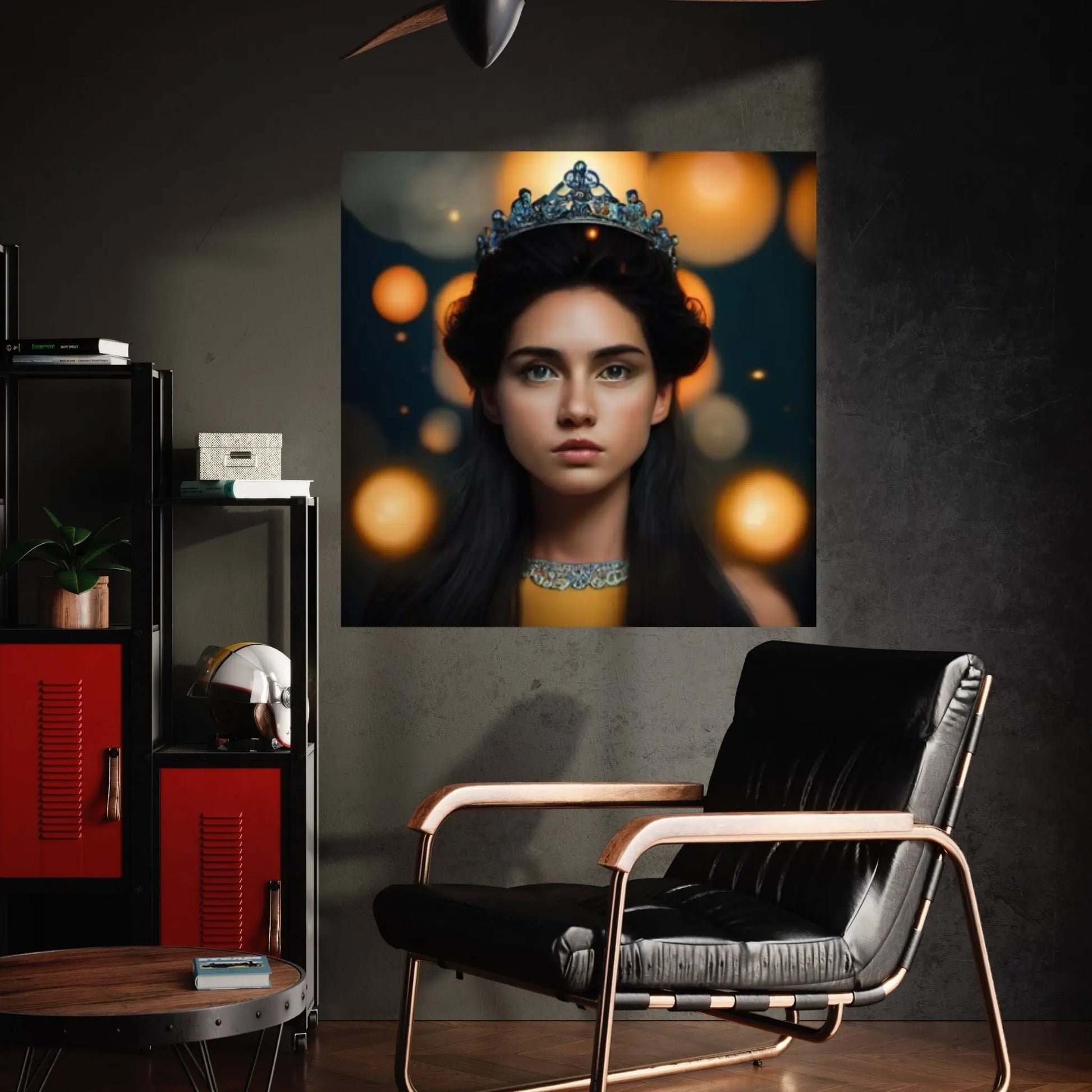 Princess Canvas, Girl Wall Art, Woman Canvas Print,Modern Wall Decor Canvas Wall Art Abstract Living Room Wall Art - Y Canvas